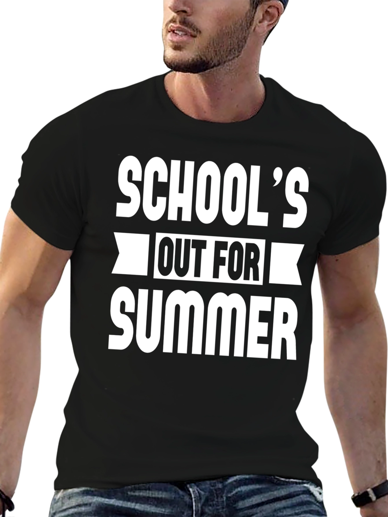 Black School's Out For Summer T-Shirt view 6