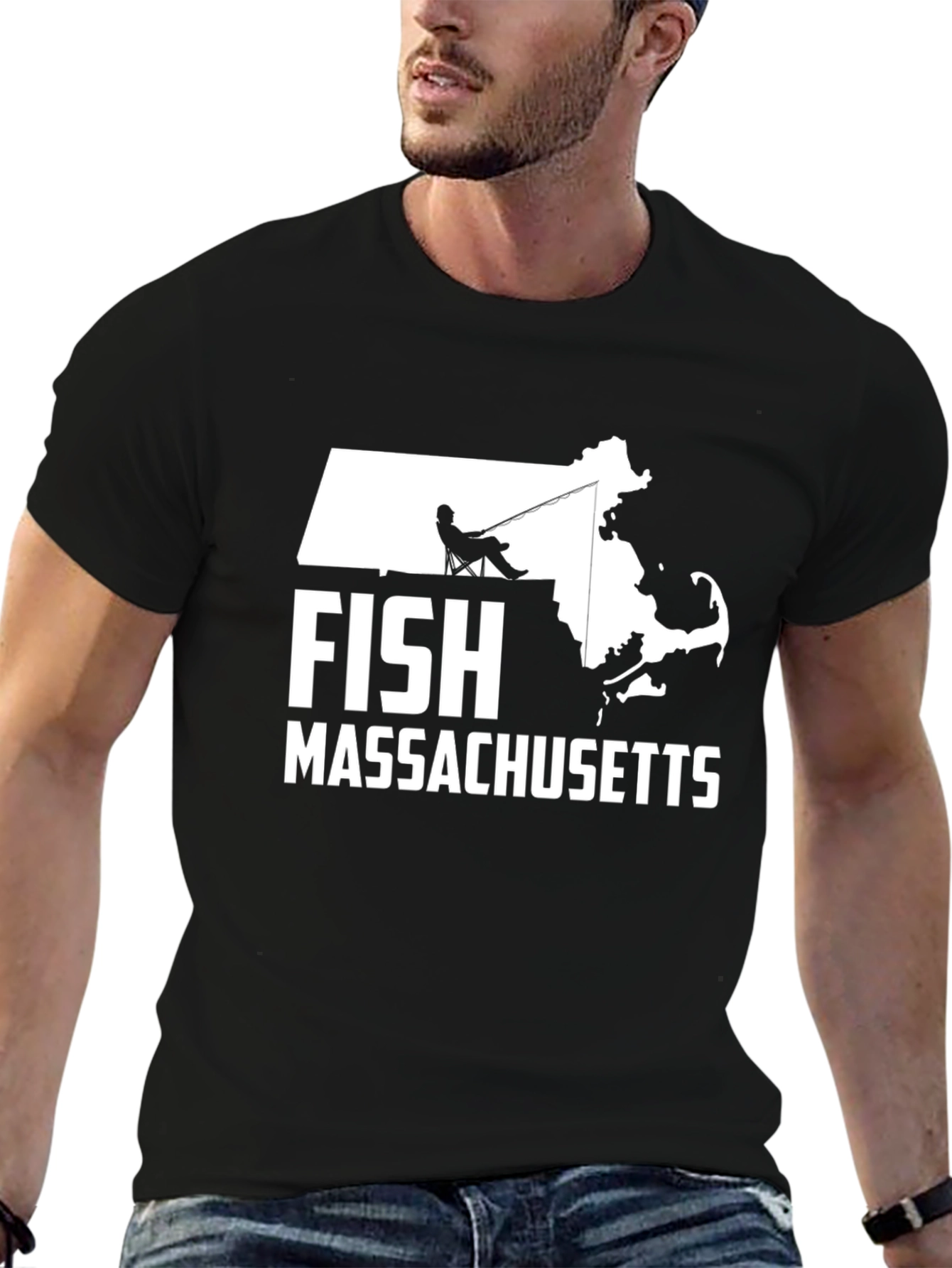 Black Fish Massachusetts Graphic Tee view 6