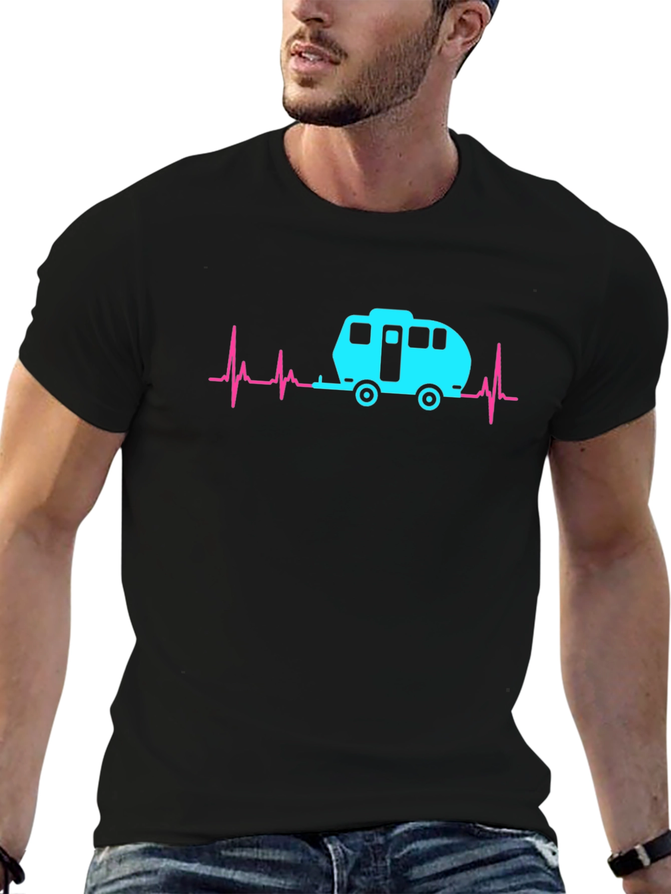 Camping Heartbeat T-Shirt - 6