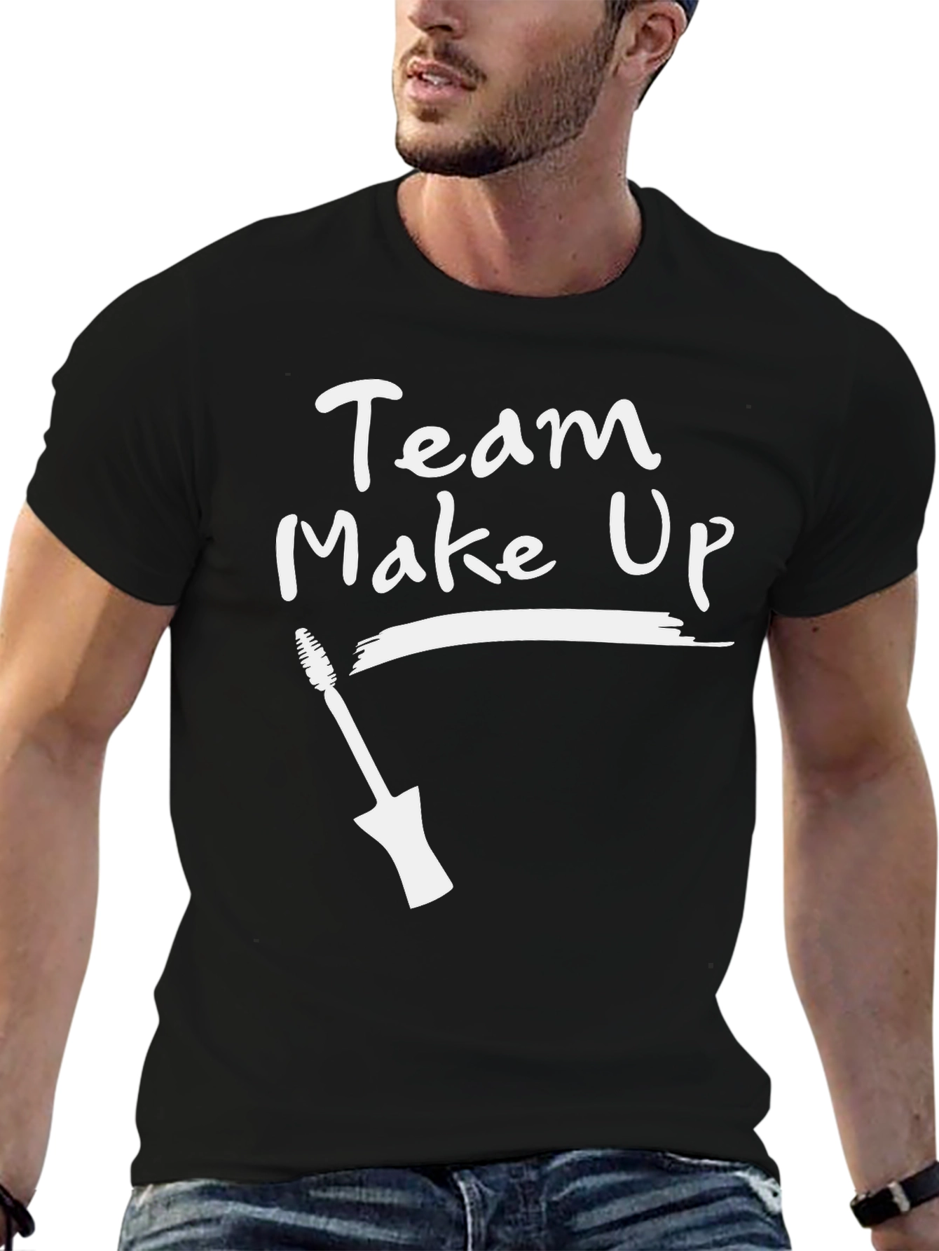 Black Team Make Up T-Shirt view 6