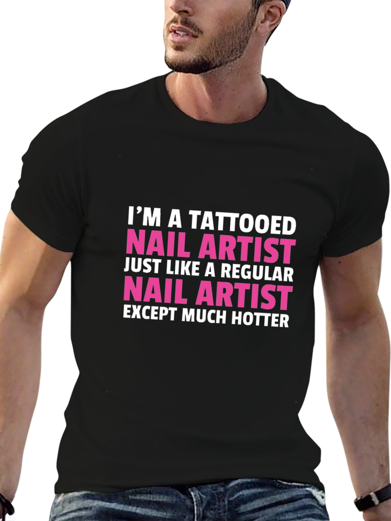 Tattooed Nail Artist Funny T-Shirt - 6