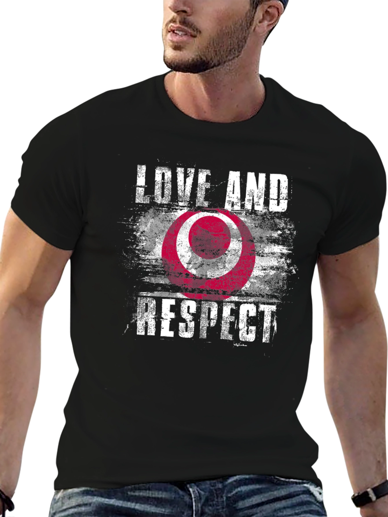 Black Love & Respect Graphic Tee view 6