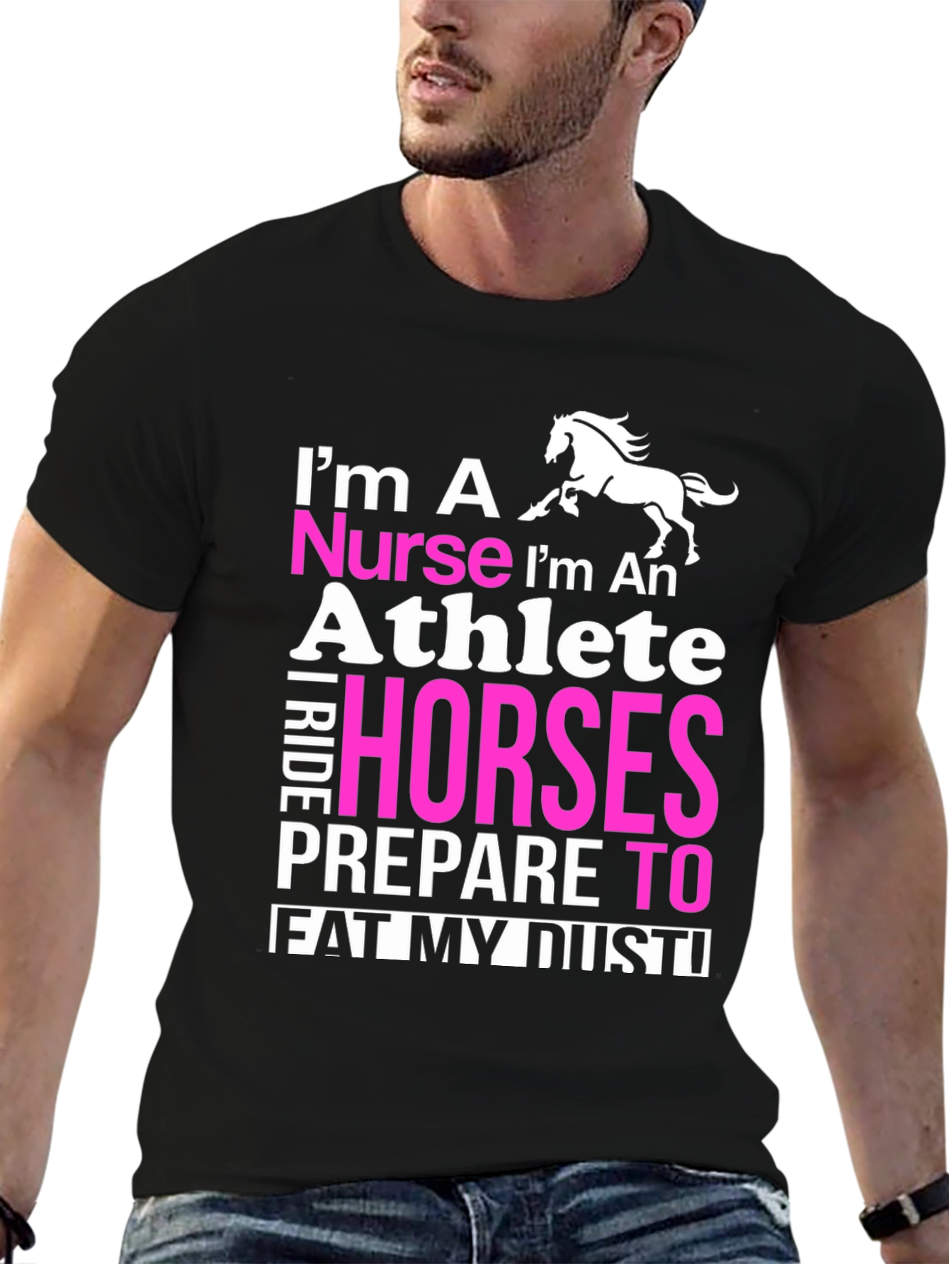 Nurse Athlete Horse Rider T-Shirt - 6
