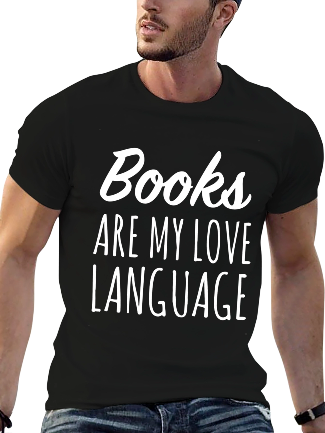 Black Books Are My Love Language T-Shirt view 6