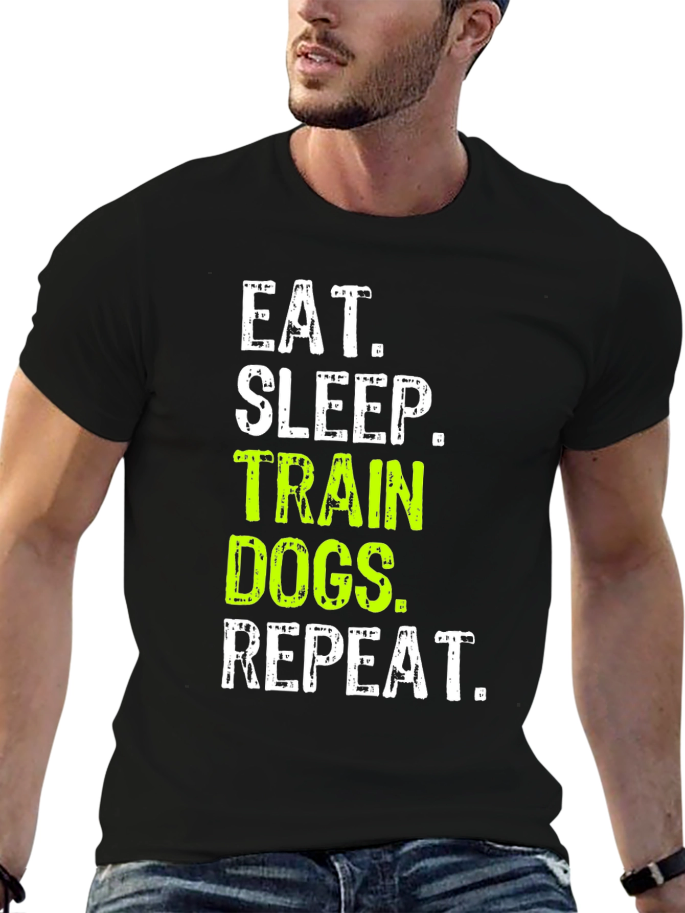Eat Sleep Train Dogs Repeat T-Shirt - 6