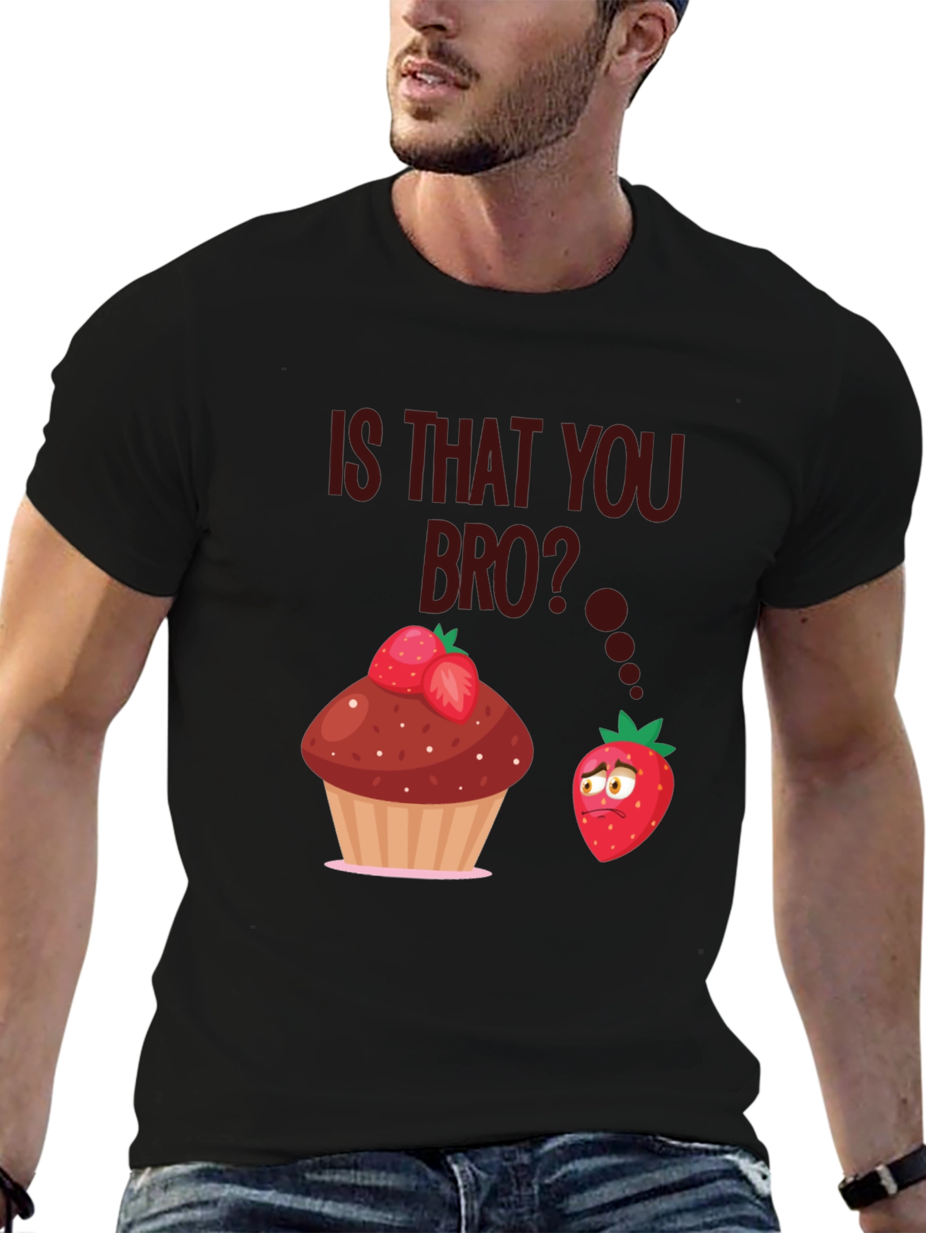 Black Is That You Bro T-Shirt view 6