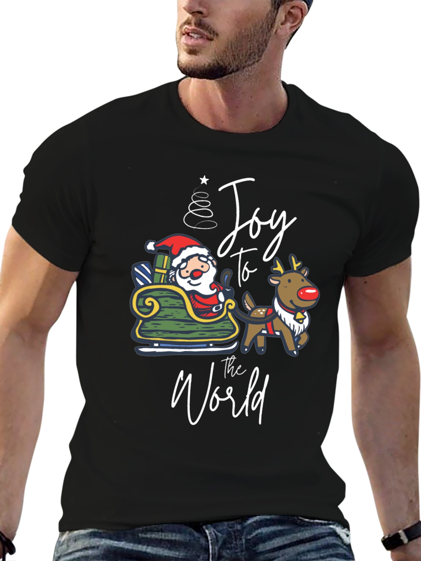 Joy To The World Christmas T-Shirt - 6