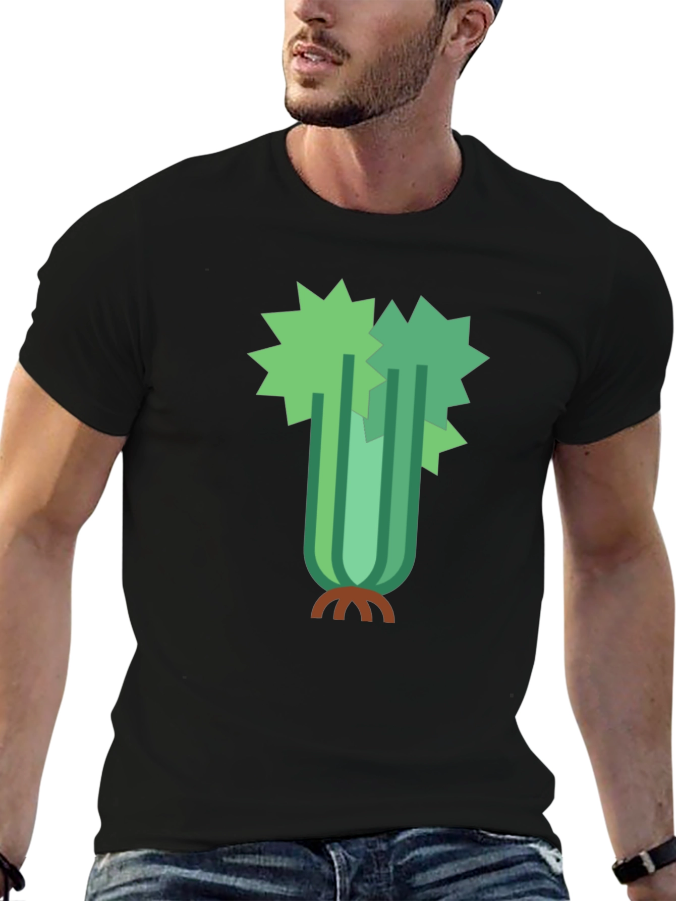 Black Celery Graphic Tee - Fresh Style! view 6