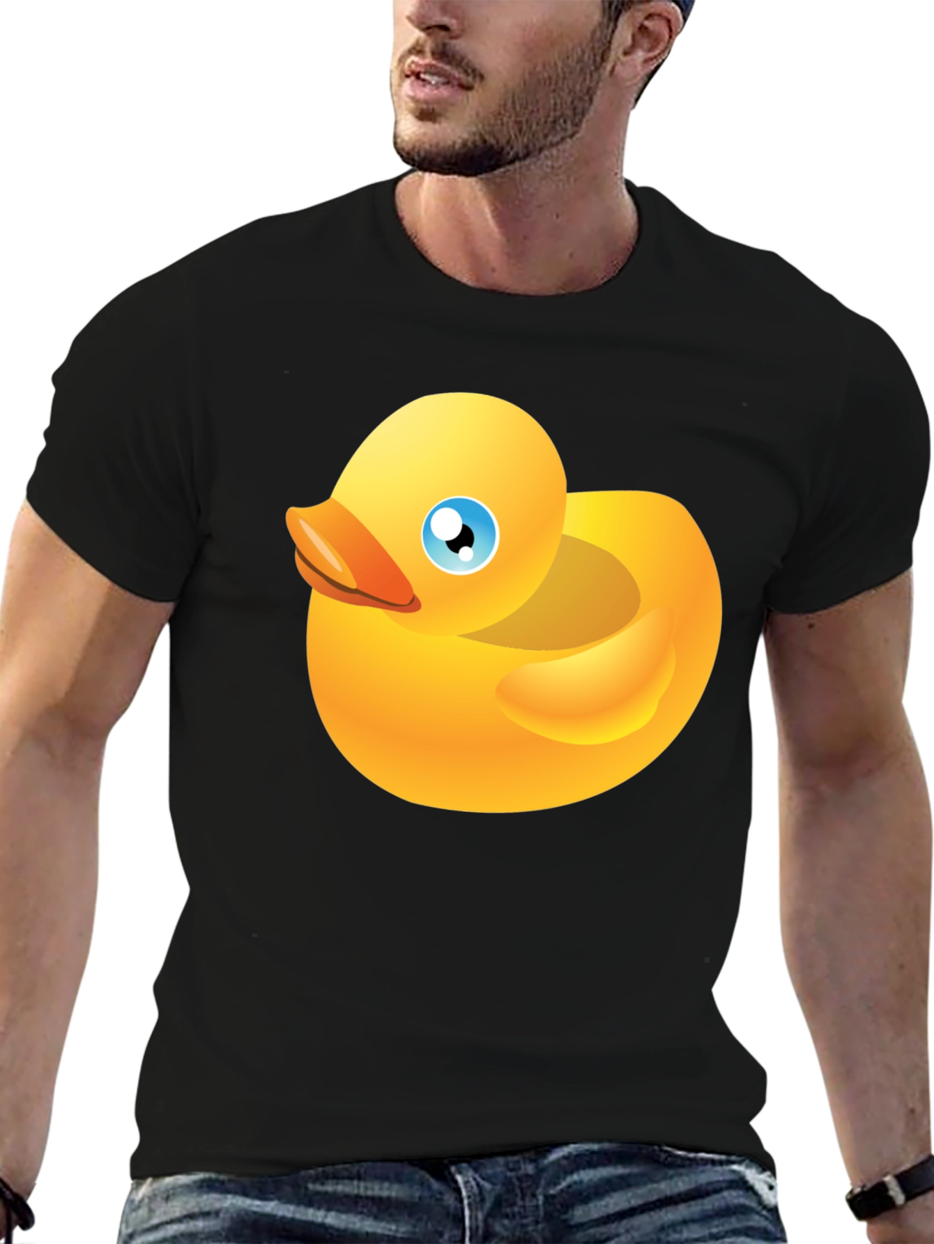 Black Duck Graphic Black T-Shirt view 6