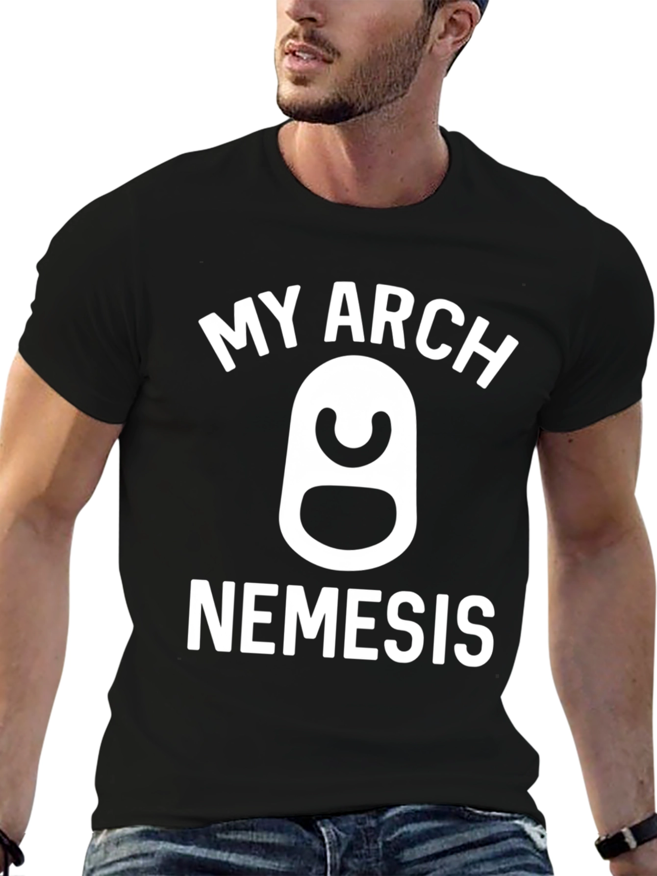 Black My Arch Nemesis T-Shirt - Funny Linux Tee view 6