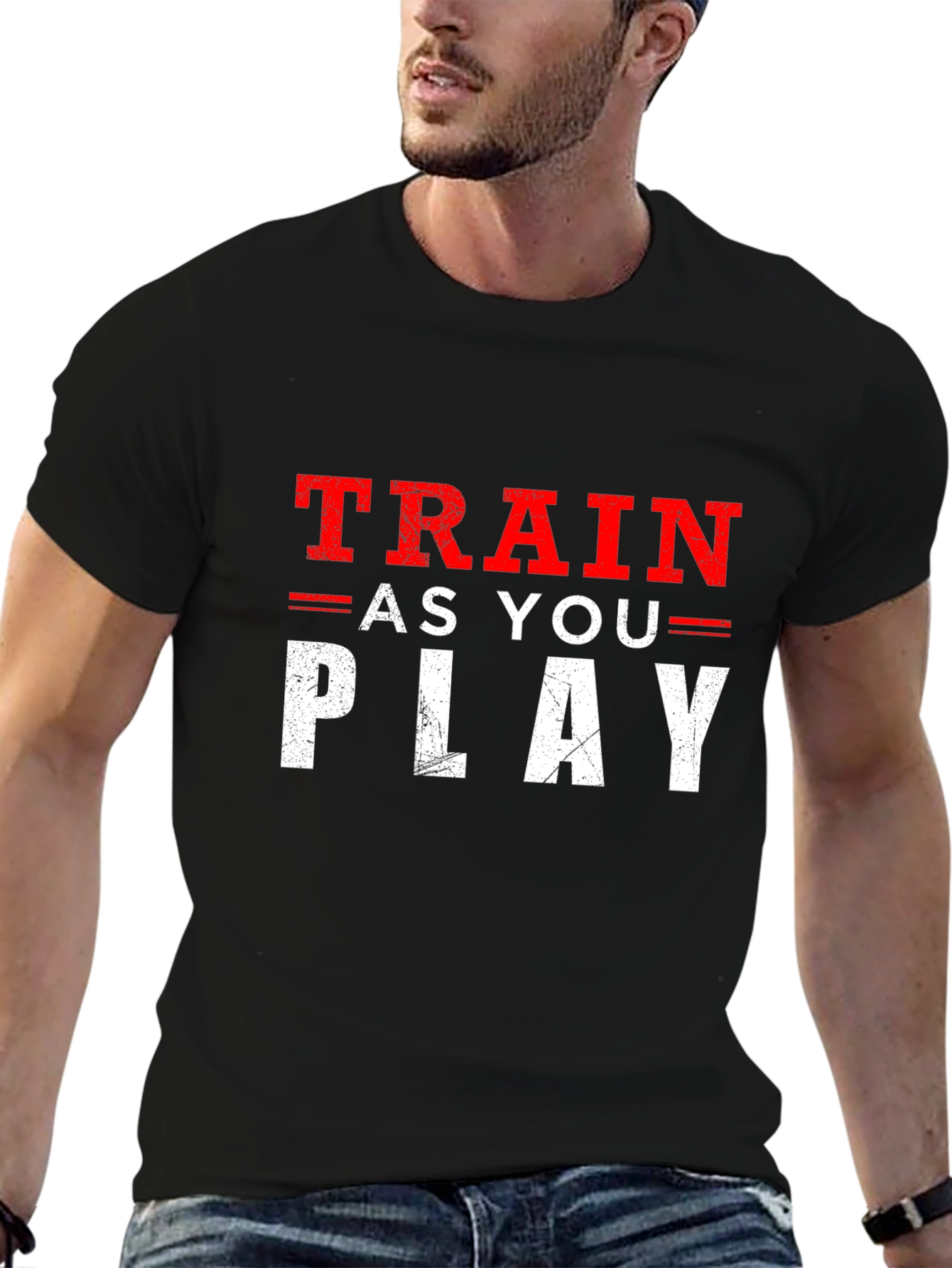 Black Train As You Play Graphic T-Shirt view 6
