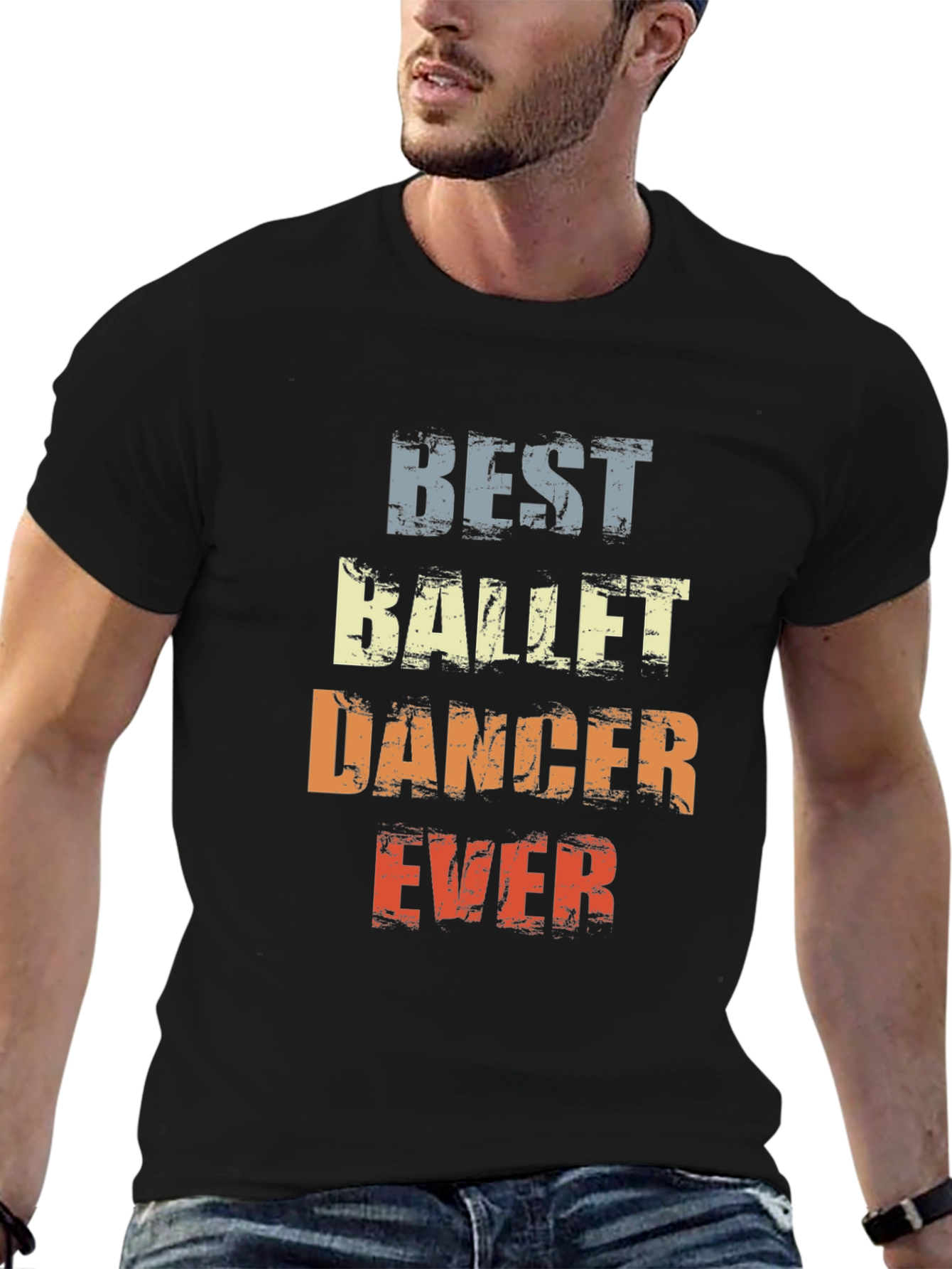 Black Best Ballet Dancer Ever T-Shirt view 6