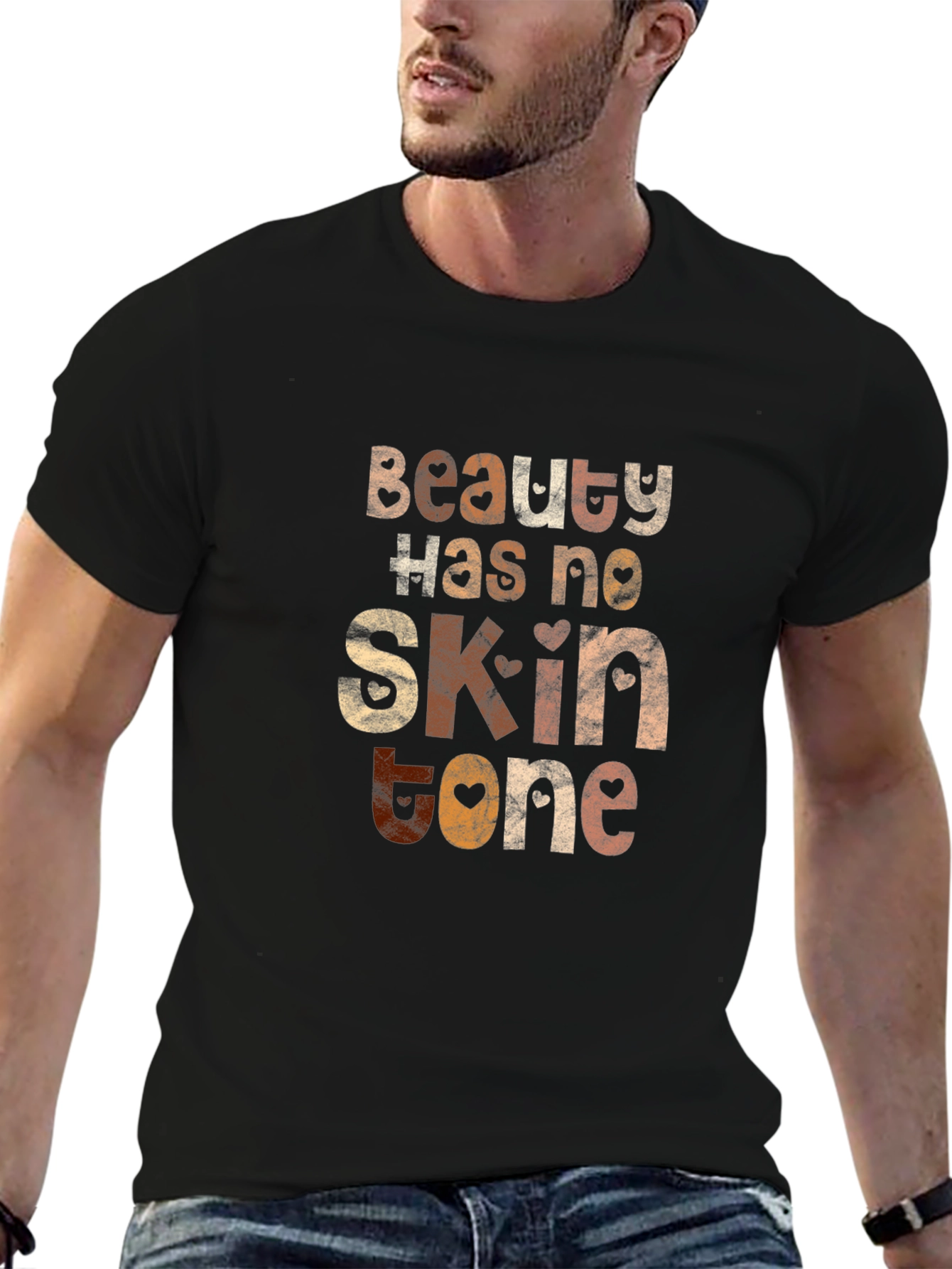Black Beauty Has No Skin Tone Graphic T-Shirt view 6