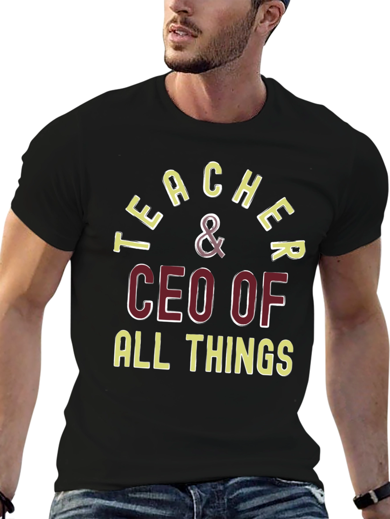 Black Teacher & CEO of All Things Graphic Tee view 6