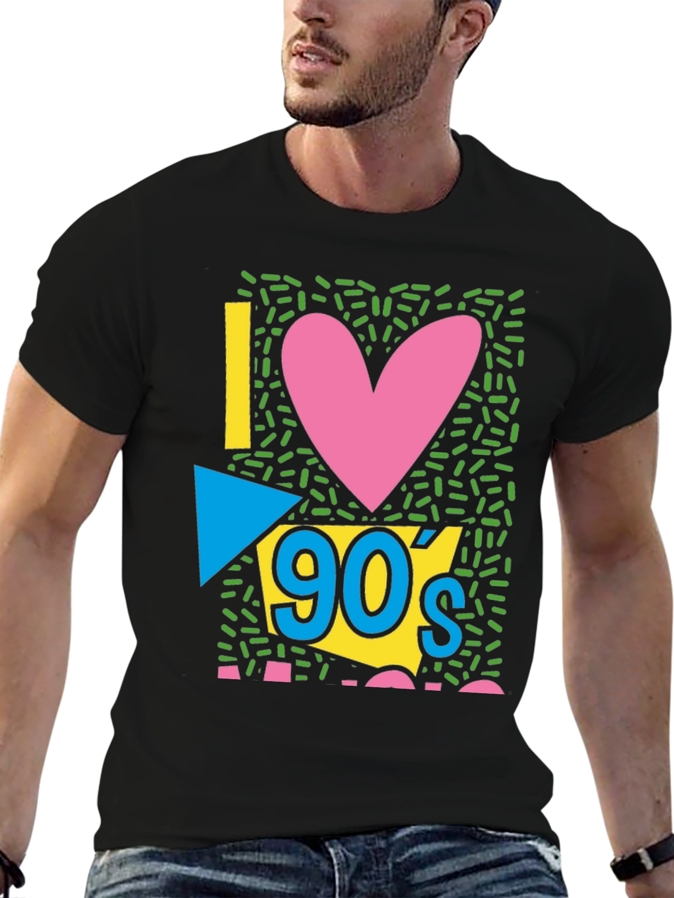 I Love the 90s Retro Graphic T-Shirt - 6