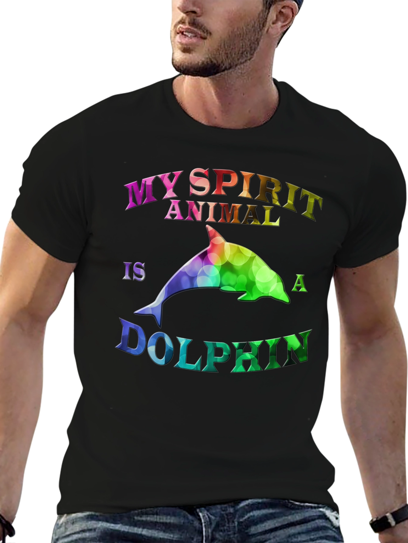 My Spirit Animal is a Dolphin T-Shirt - 6