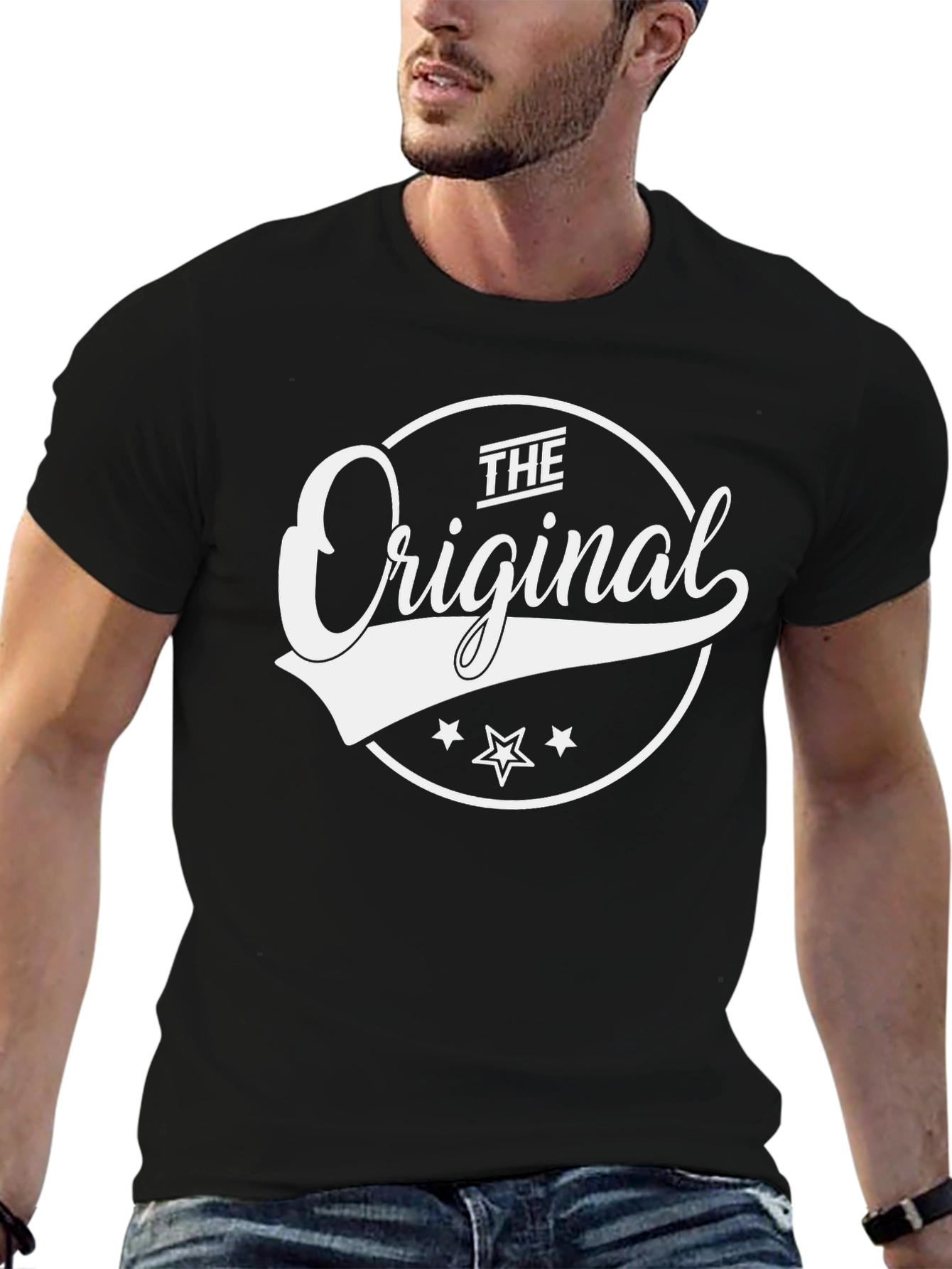 Black The Original Graphic T-Shirt - Classic Design view 6
