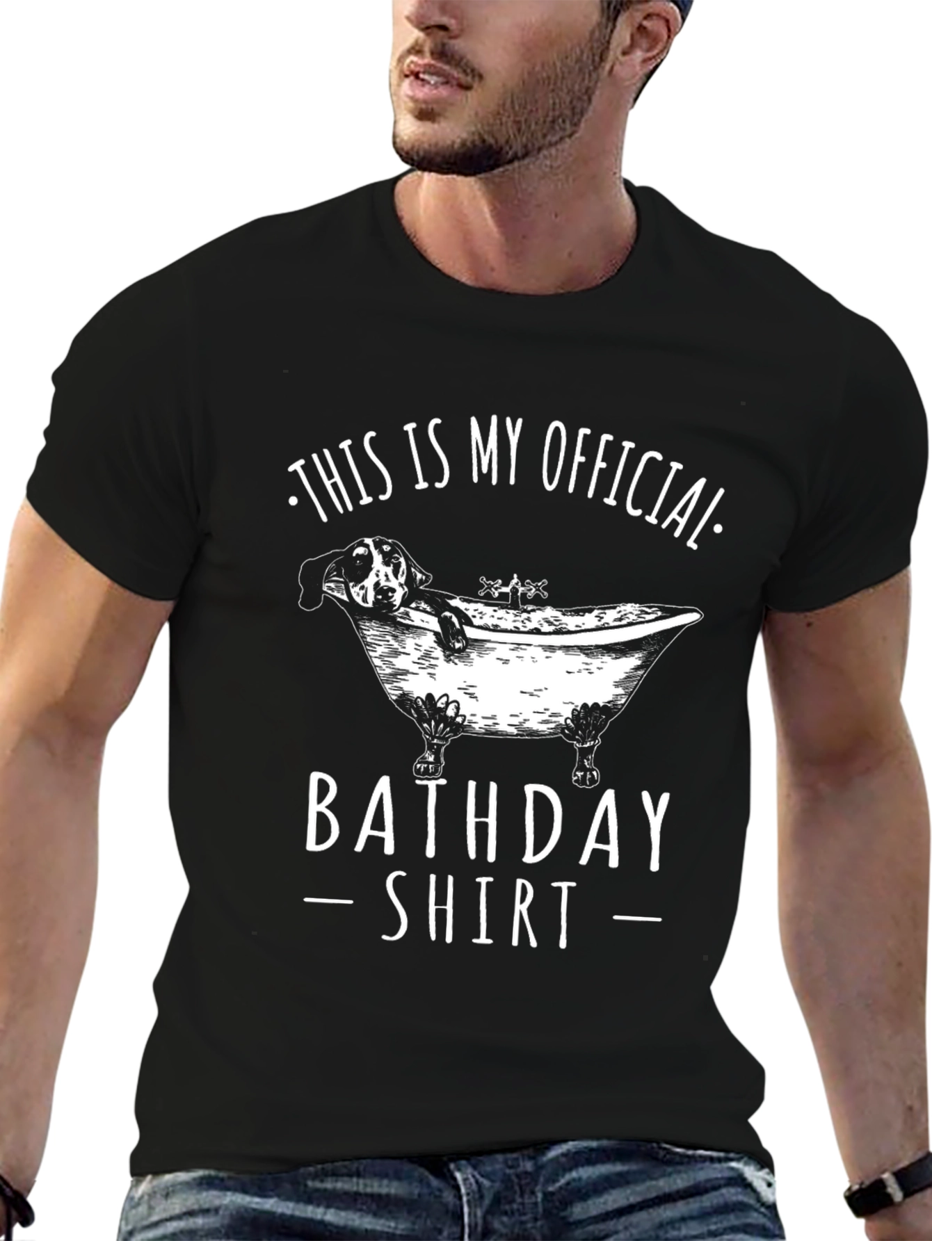 Black Official Bathday T-Shirt view 6