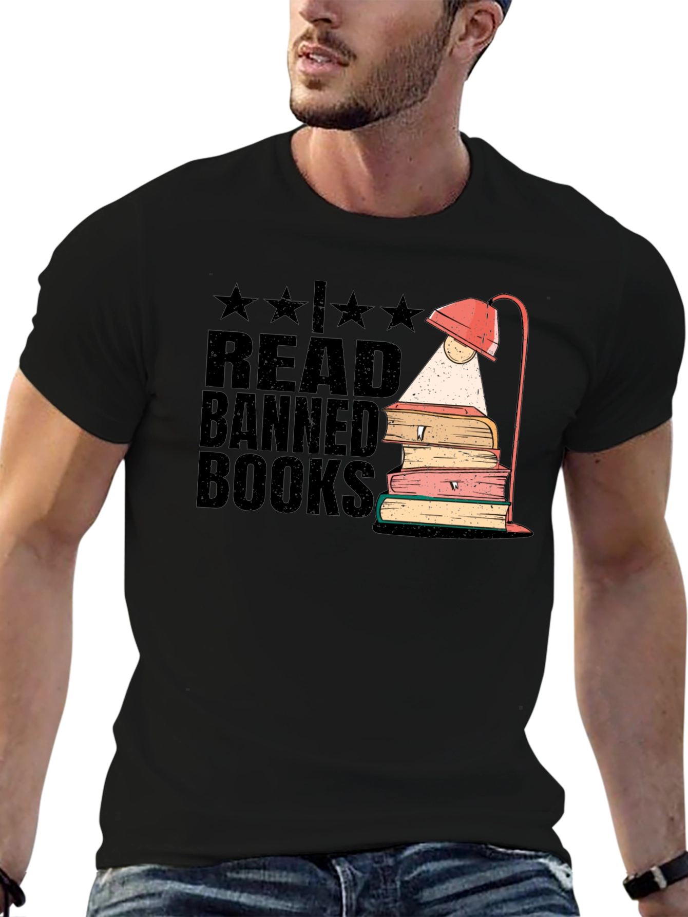 Black Read Banned Books T-Shirt view 6