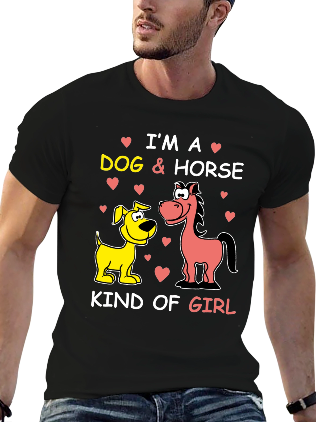 Black Dog & Horse Kind of Girl Graphic Tee view 6
