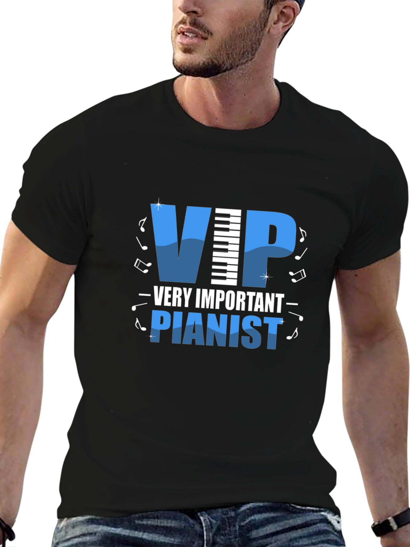 Very Important Pianist Graphic T-Shirt - 6