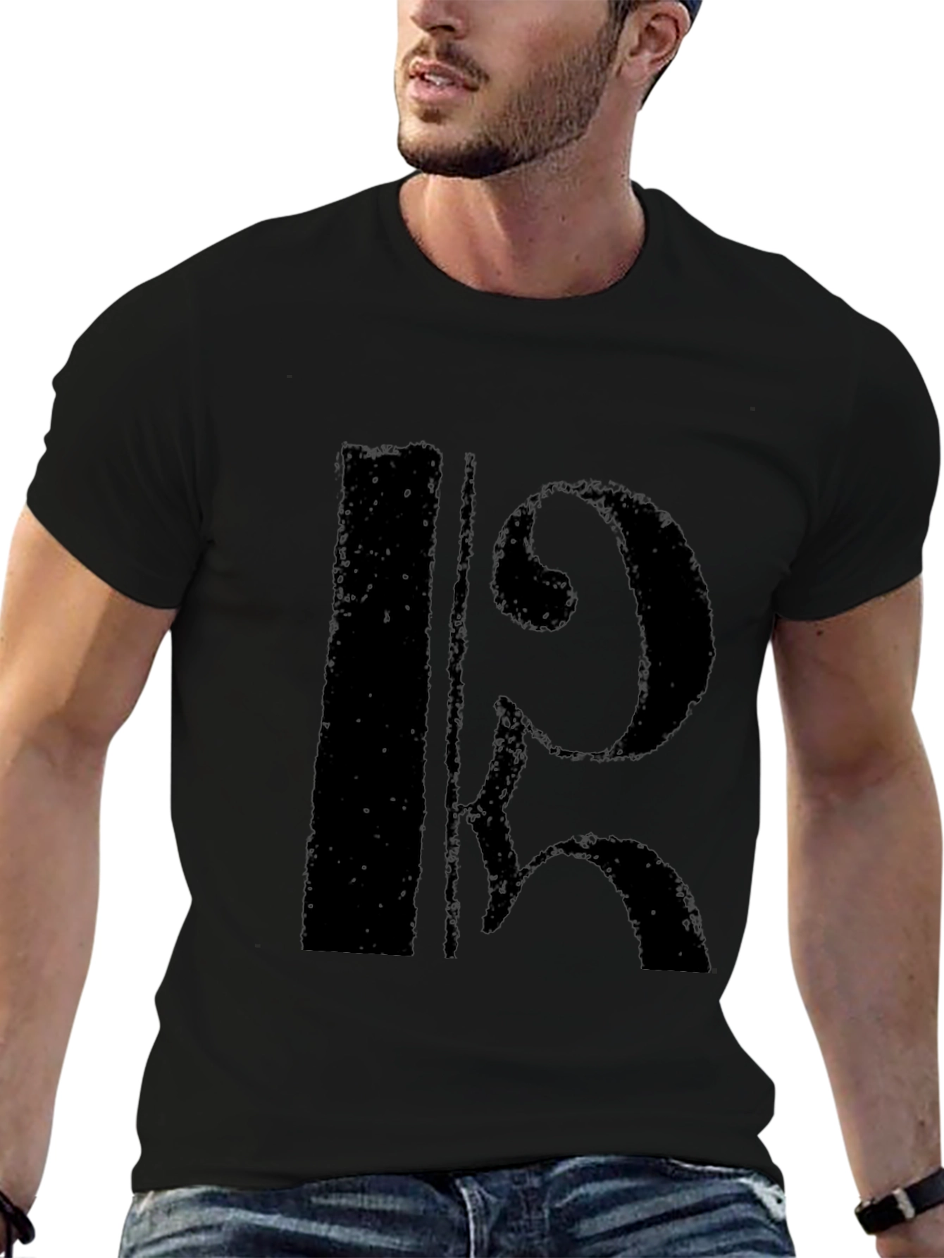 Black Black Alto Clef Music T-Shirt view 6
