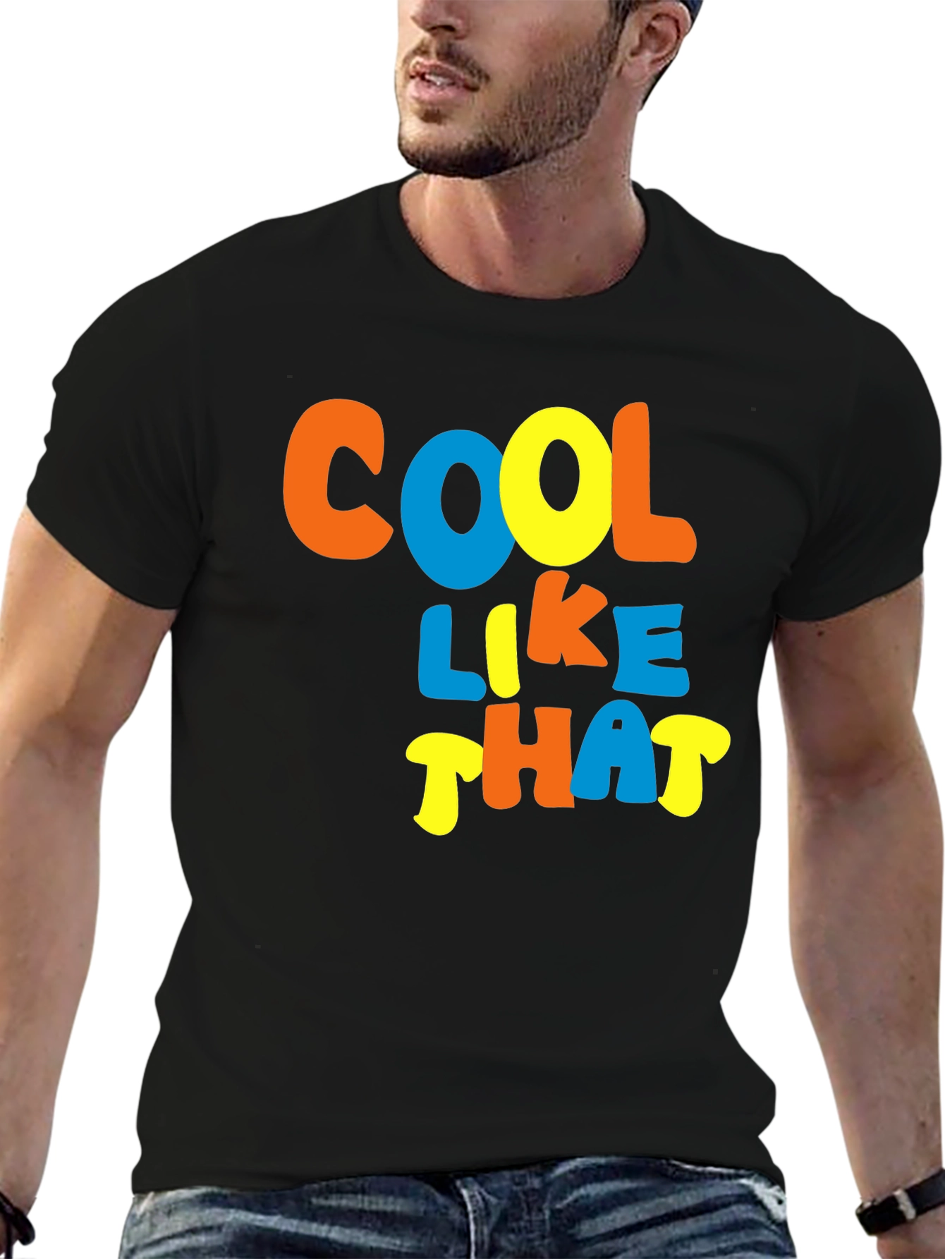 Black Cool Like That Graphic T-Shirt - Bold Statement Tee view 6
