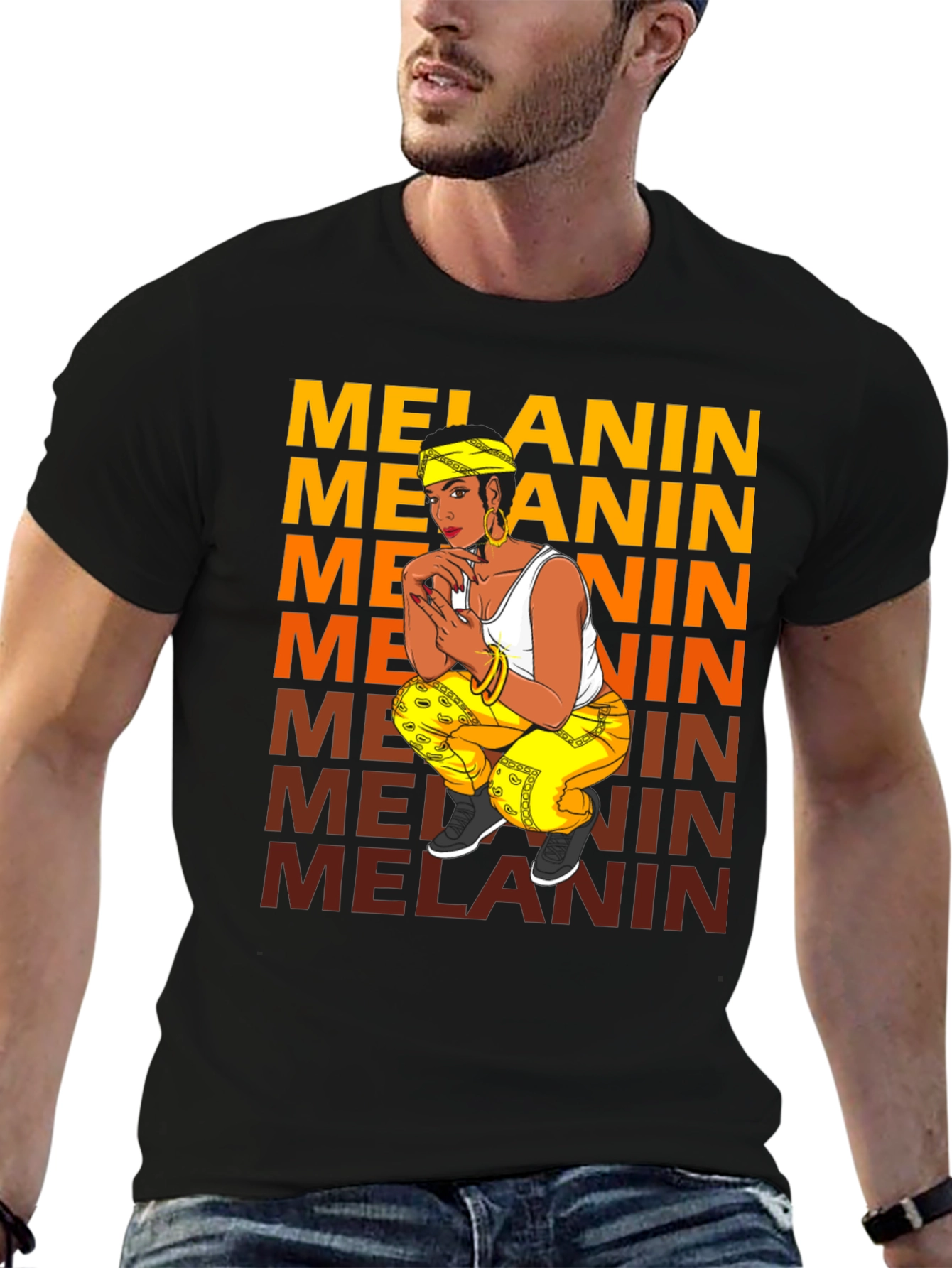 Black Melanin T-Shirt view 6