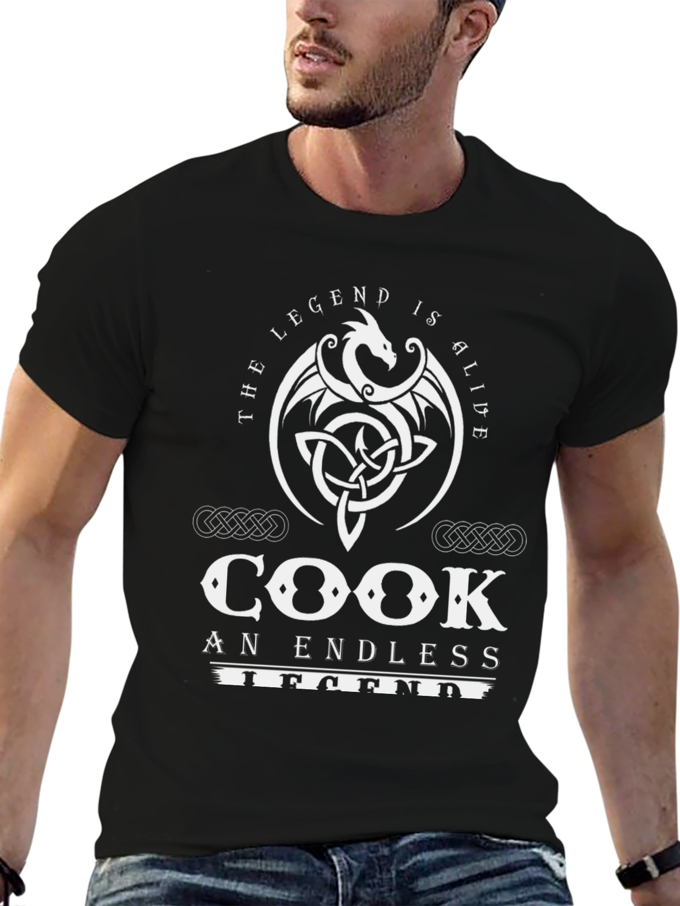 Black Cook Legend T-Shirt: An Endless Tale view 6