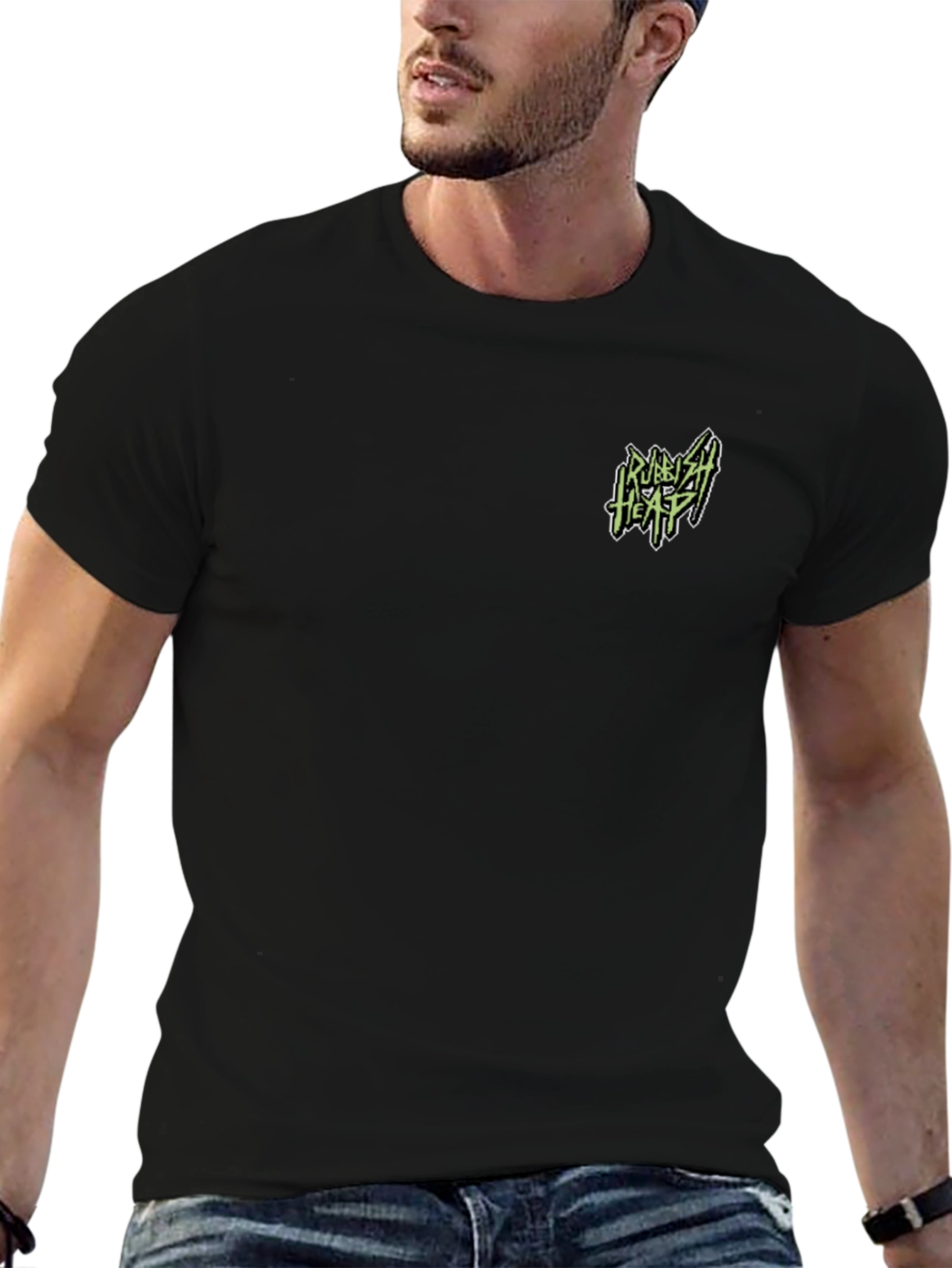 Rubbish Heap Black Graphic Tee - Trendy Casual Wear - 6