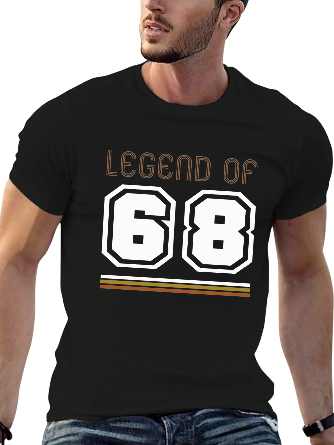 Black Legend of 68 T-Shirt - Retro Style view 6