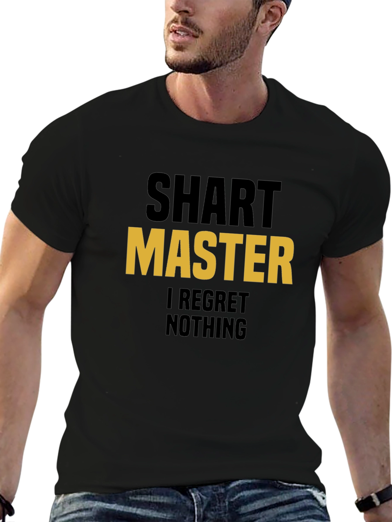 Black Shart Master Funny Novelty T-Shirt view 6