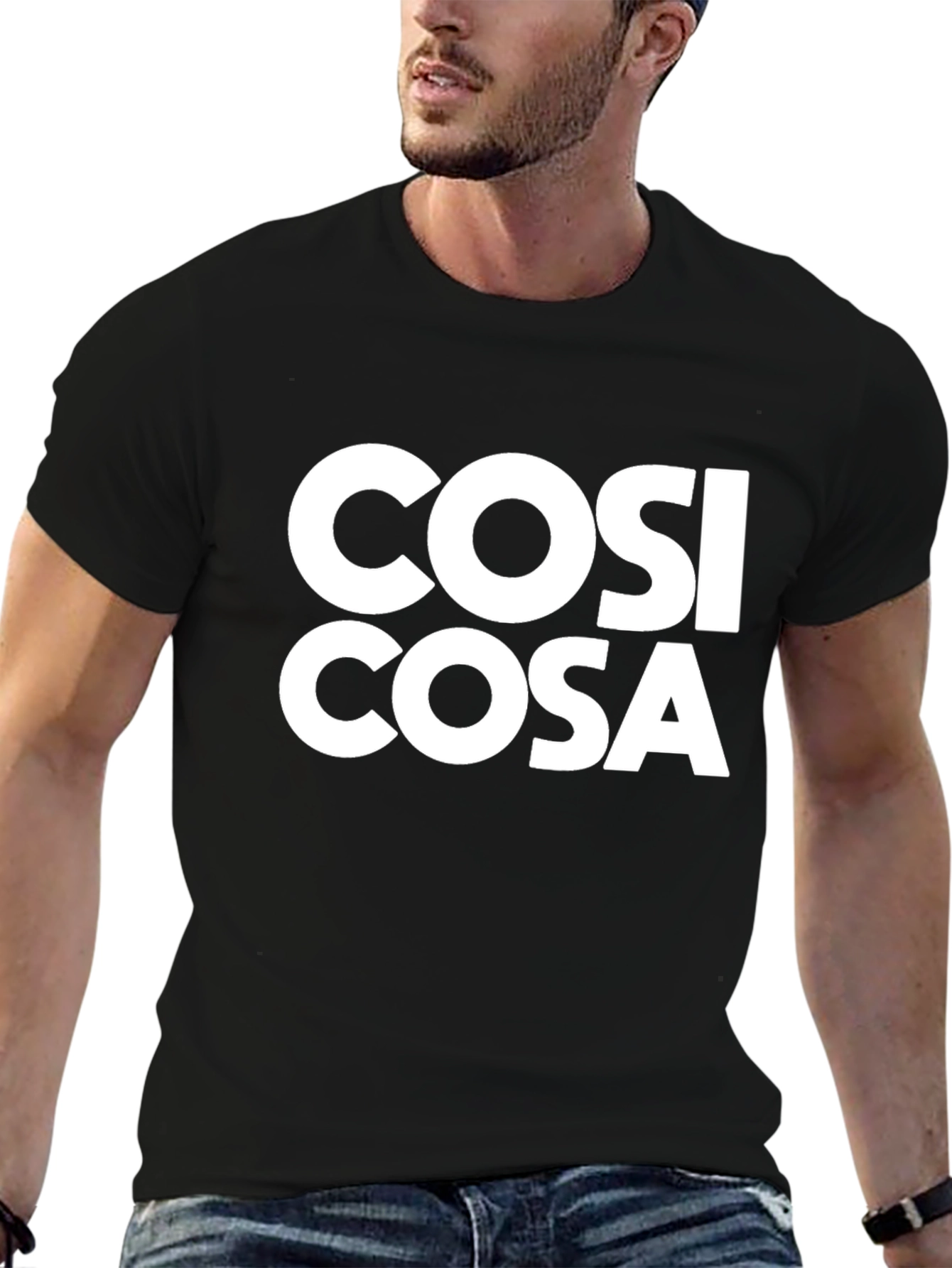 Black Cosi Cosa Graphic Tee - Everyday Comfort view 6