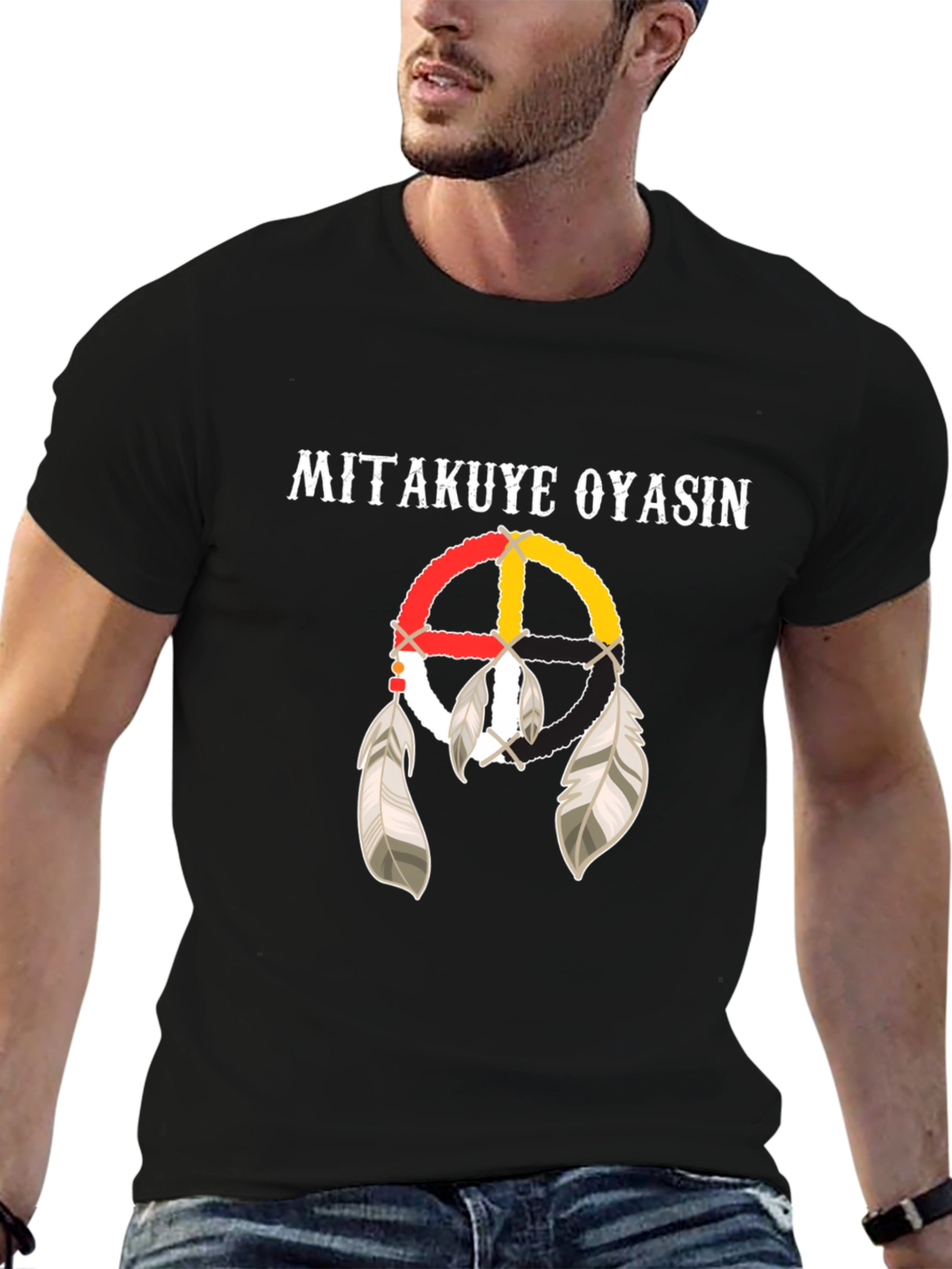 Mitakuye Oyasin Native American T-Shirt - 6