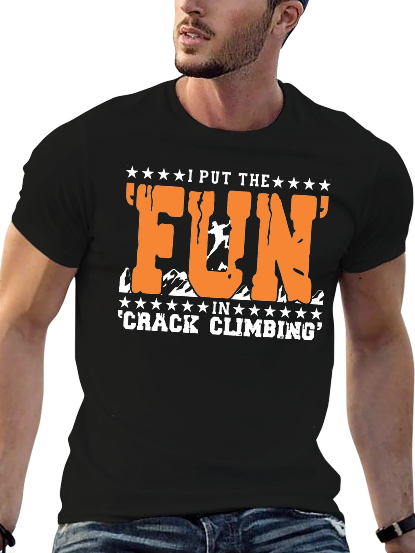Crack Climbing Fun T-Shirt - Mountain Adventure Tee - 6