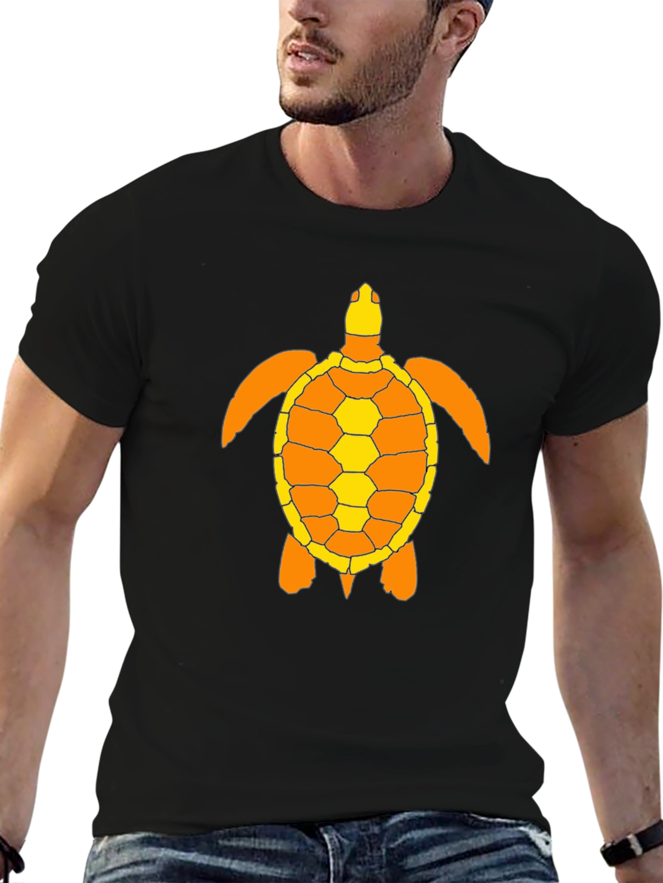 Black Turtle Graphic Tee - Stylish Casual Comfort view 6