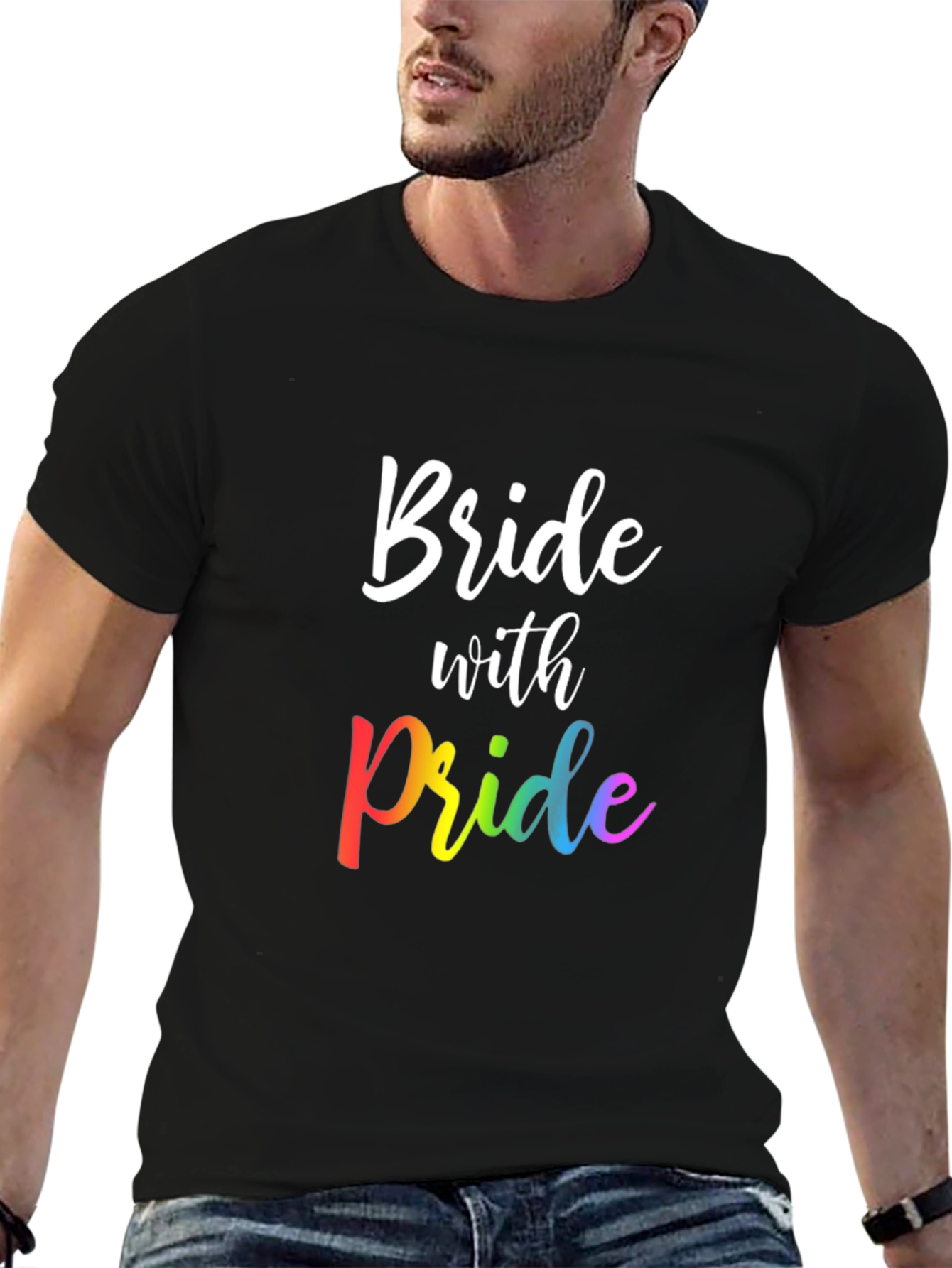 Black Bride with Pride T-Shirt view 6