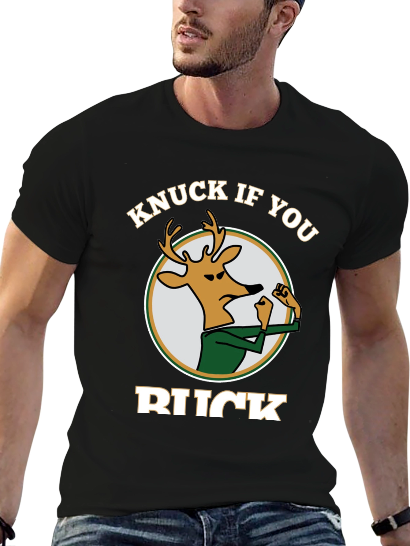 Black Knuck If You Buck Graphic Tee - Black Cotton view 6