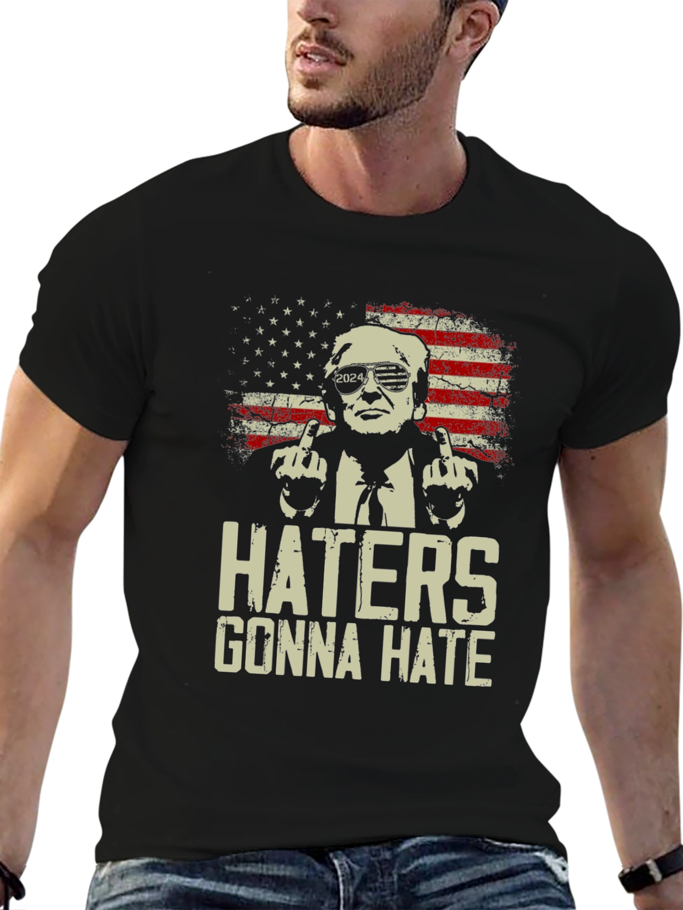 Haters Gonna Hate Trump 2024 T-Shirt - 6
