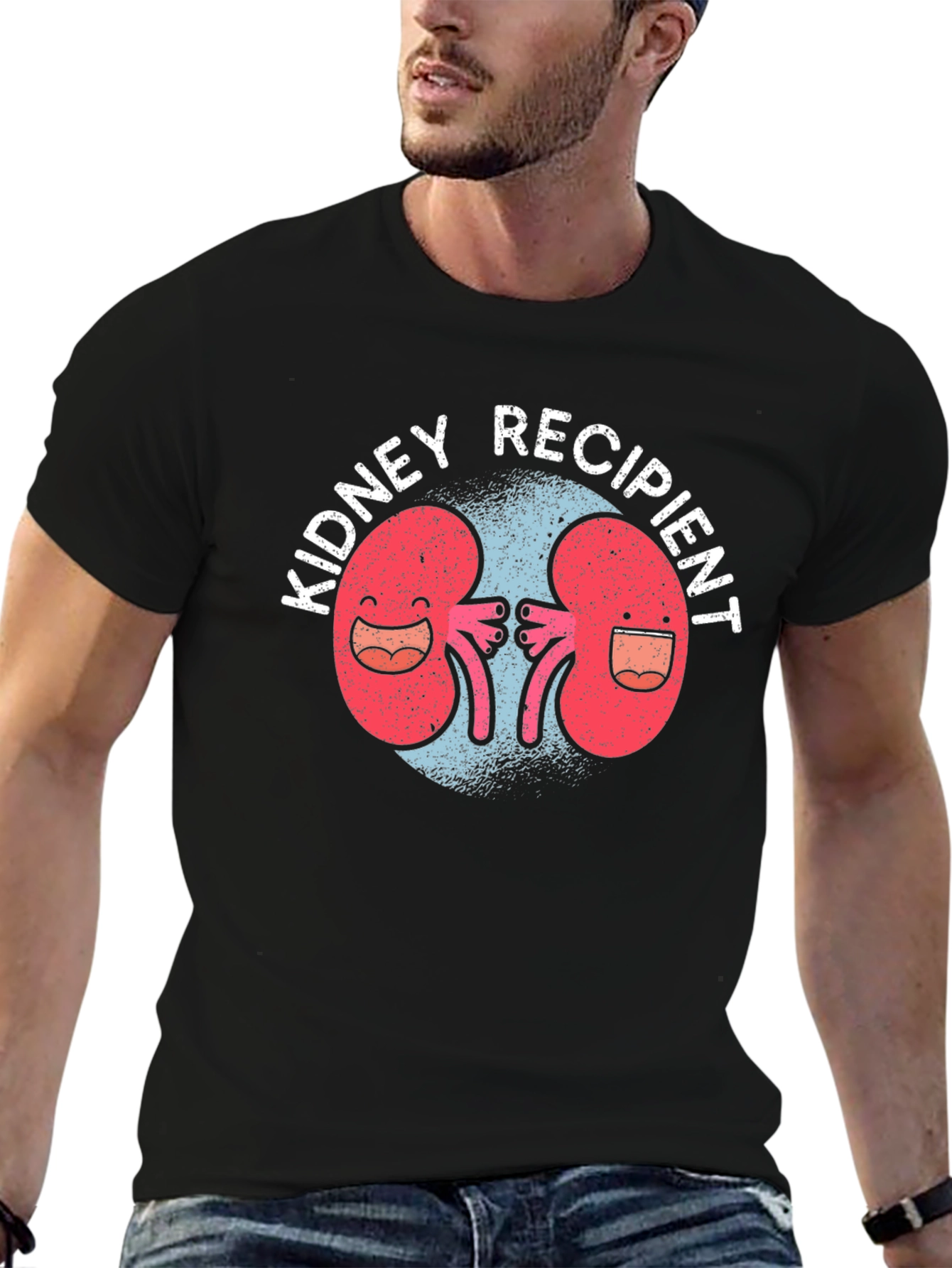 Kidney Recipient Graphic T-Shirt - Organ Donation Awareness Tee - 6