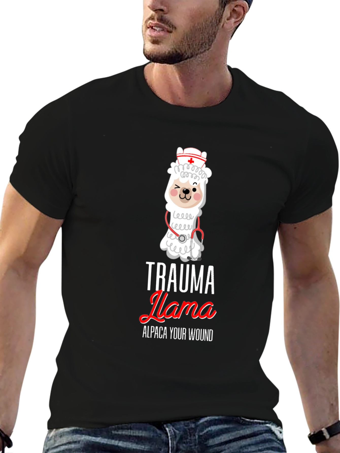 Trauma Llama T-Shirt - Alpaca Your Wound! - 6