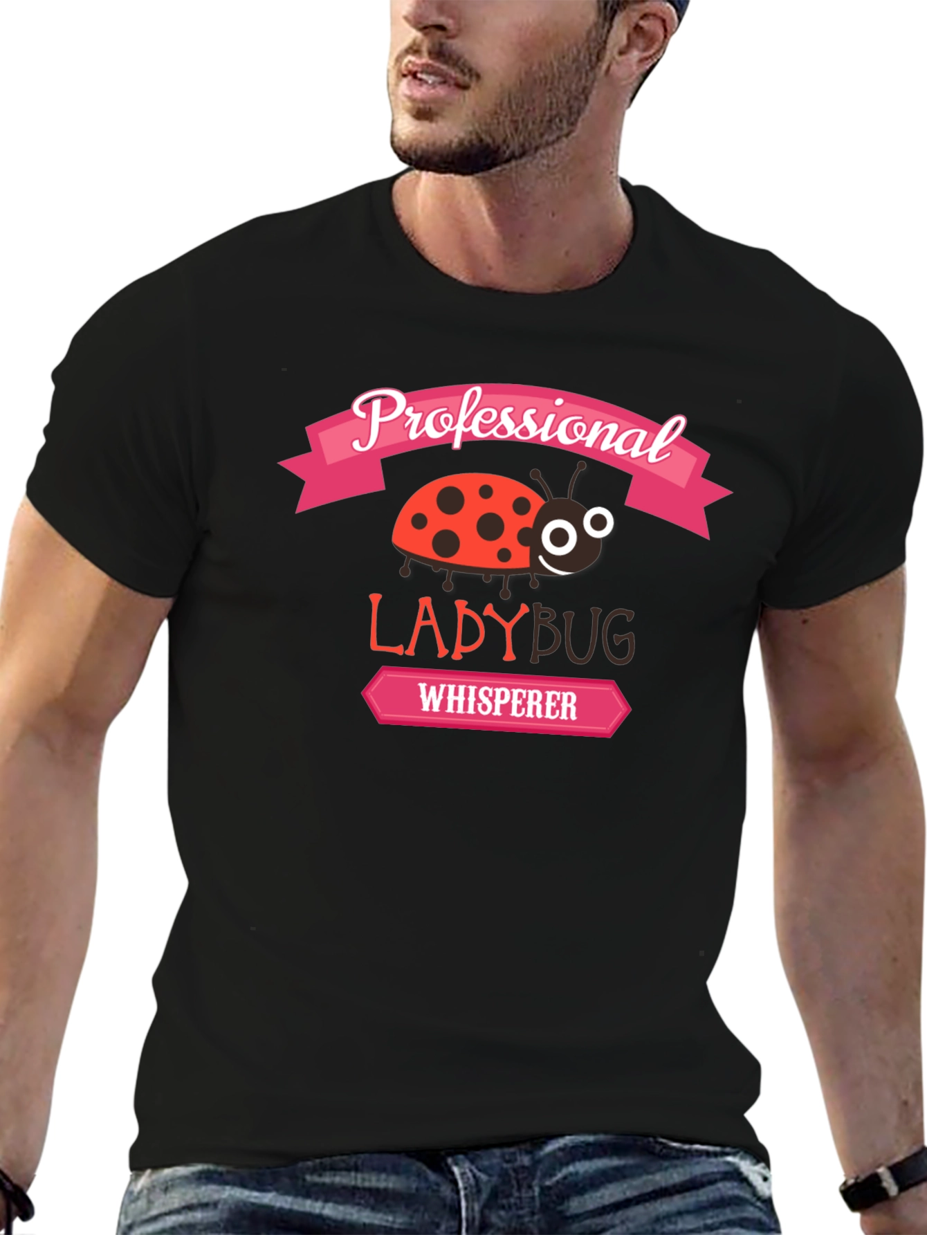 Professional Ladybug Whisperer Graphic T-Shirt - 6