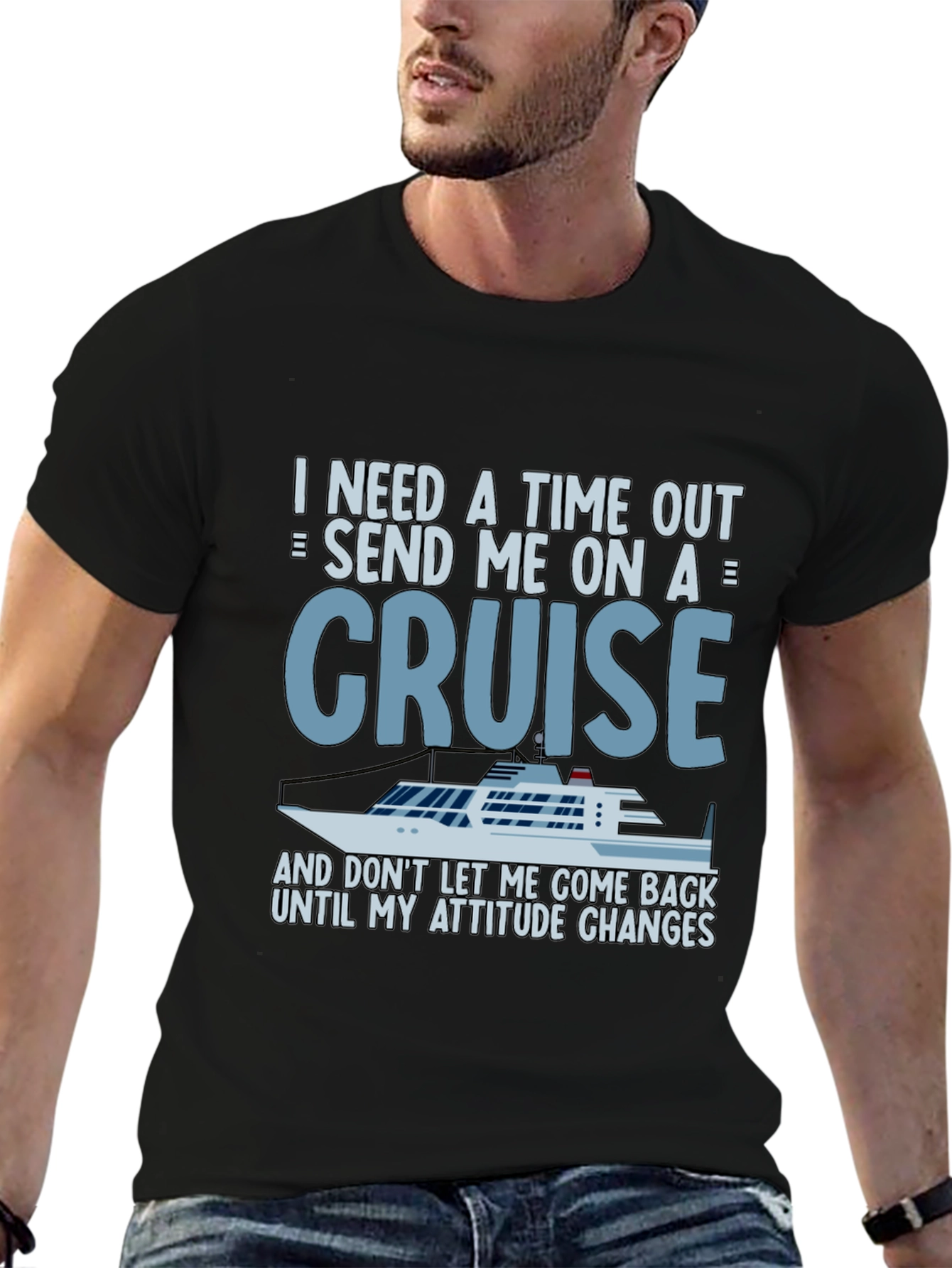Black Cruise Time Out Graphic Tee view 6