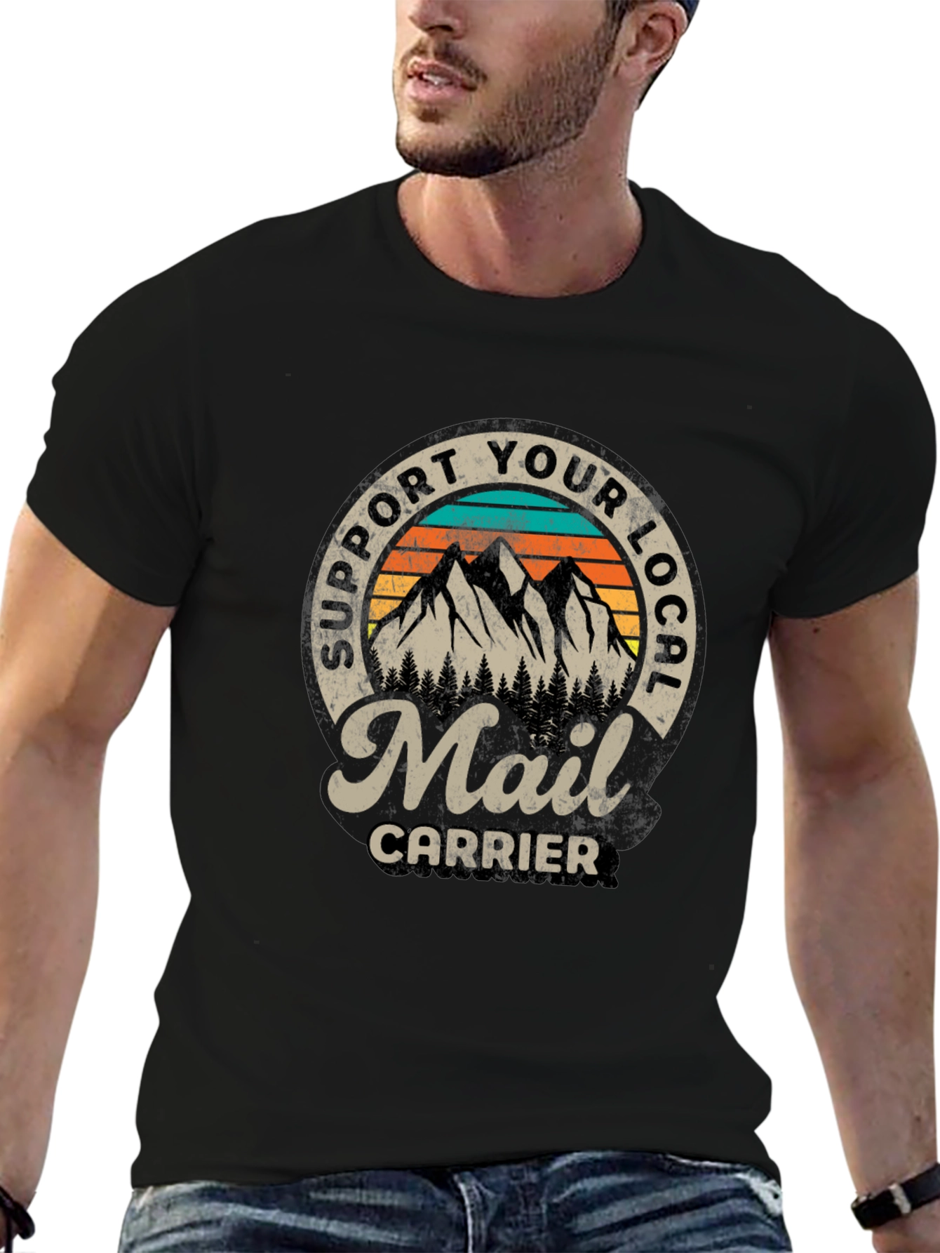 Support Your Local Mail Carrier T-Shirt - 6