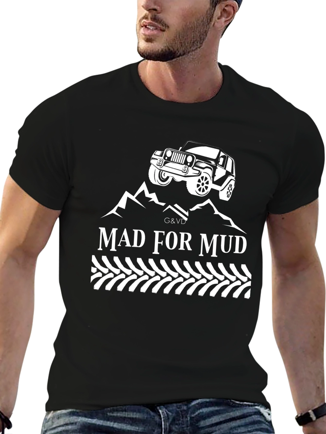Black Mad for Mud T-Shirt - Off-Road Adventure Apparel view 6