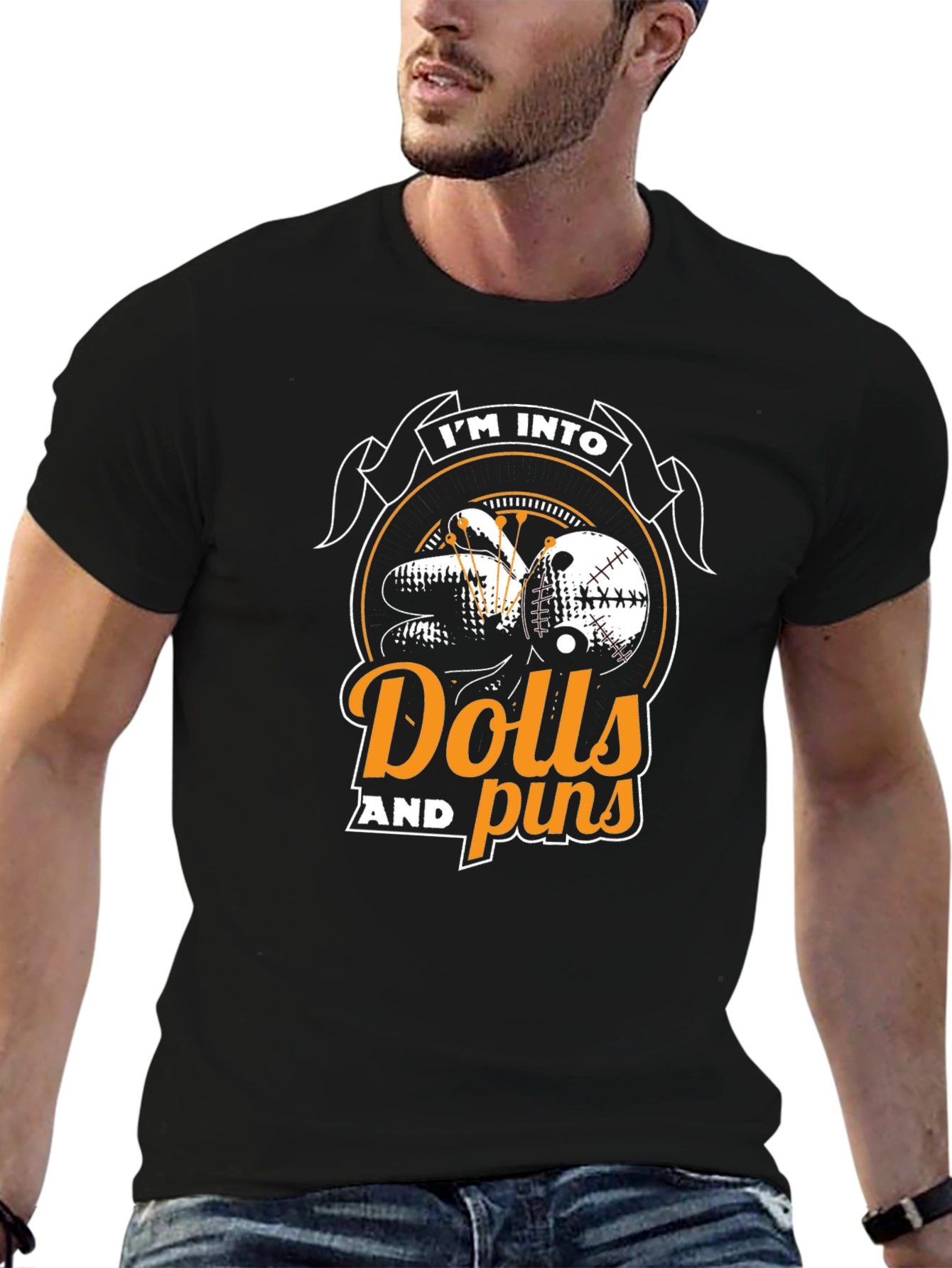I'm Into Dolls and Pins Black T-Shirt - 6