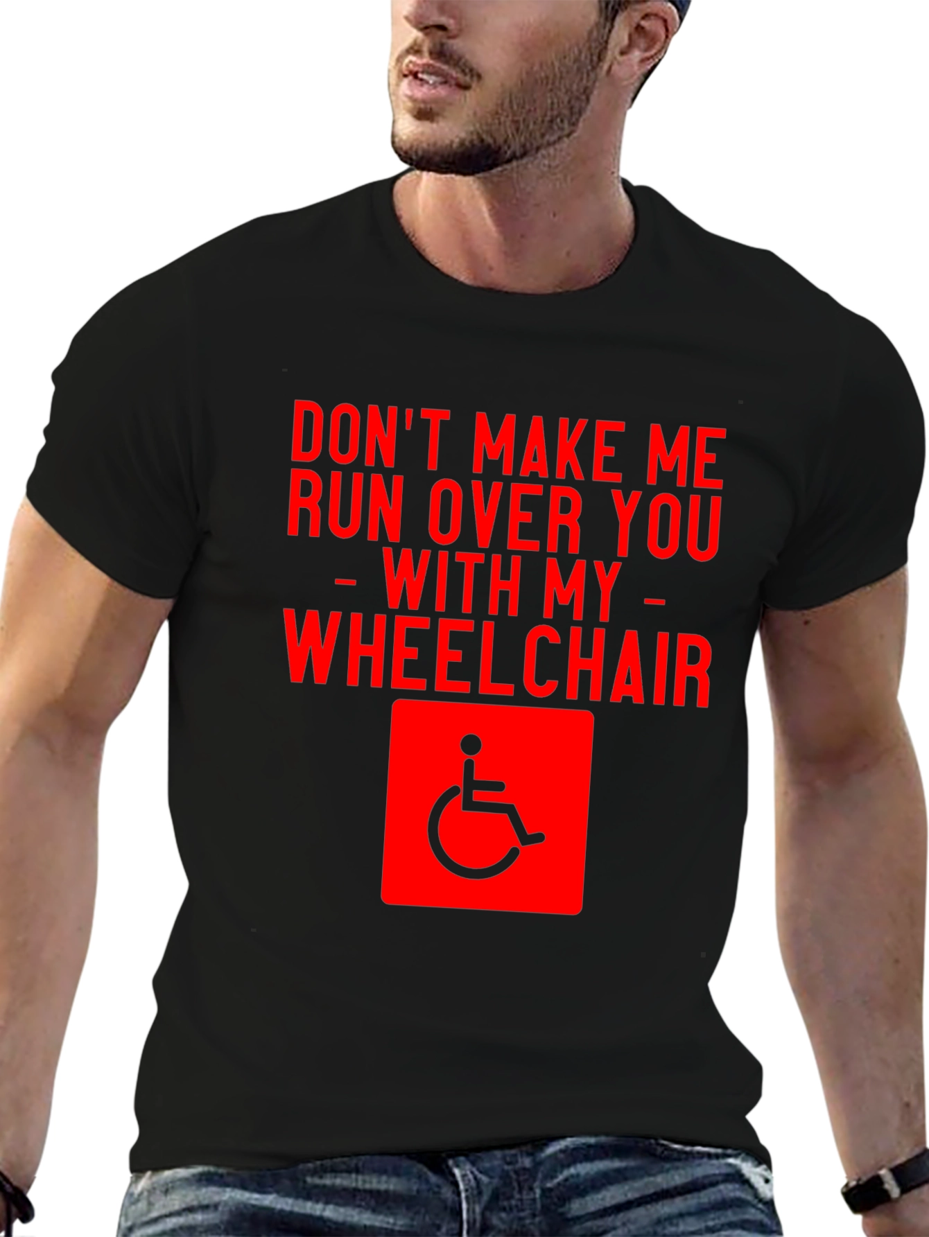 Black Don't Make Me Run You Over T-Shirt view 6