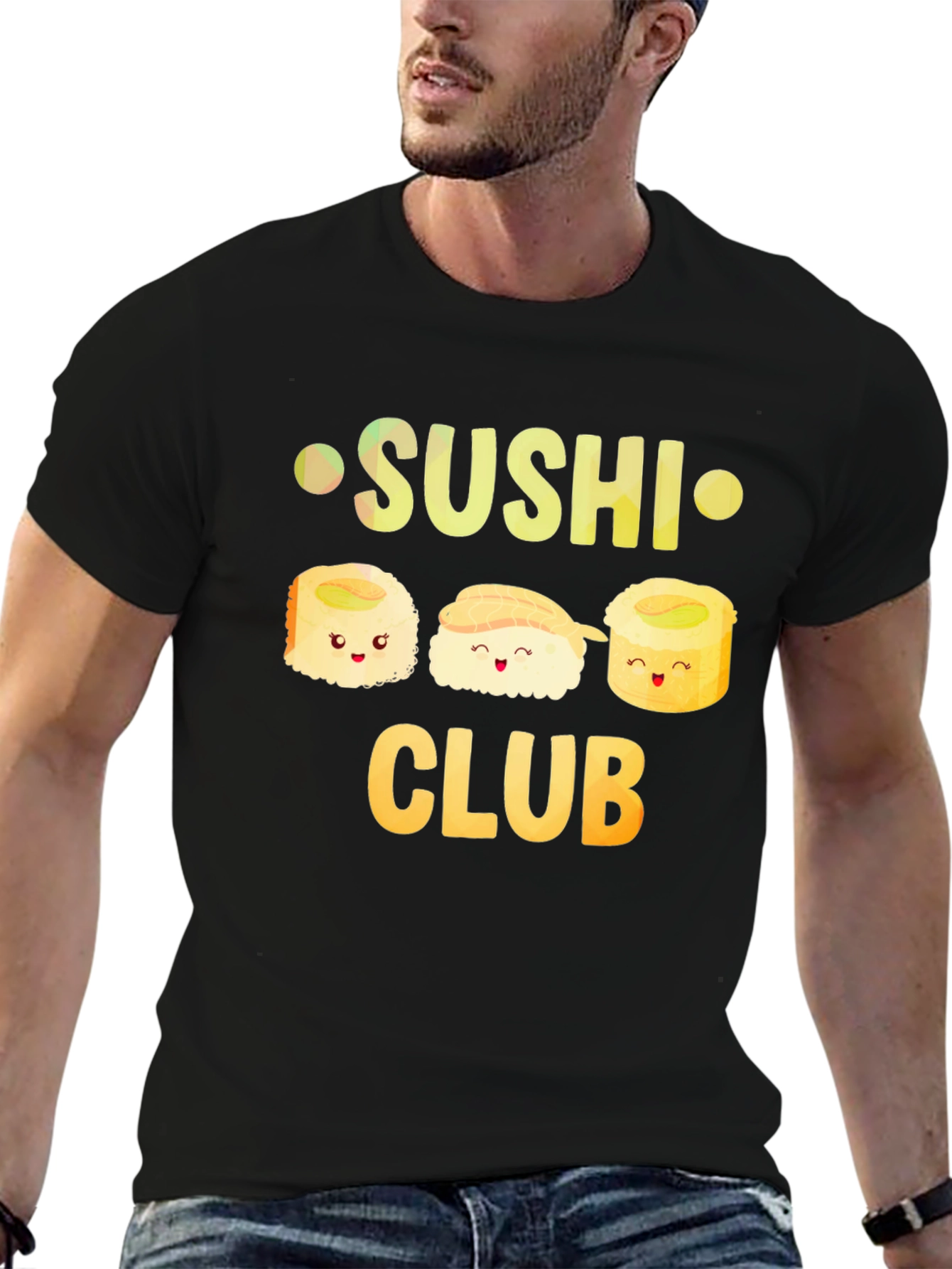Black Sushi Club Graphic Tee view 6