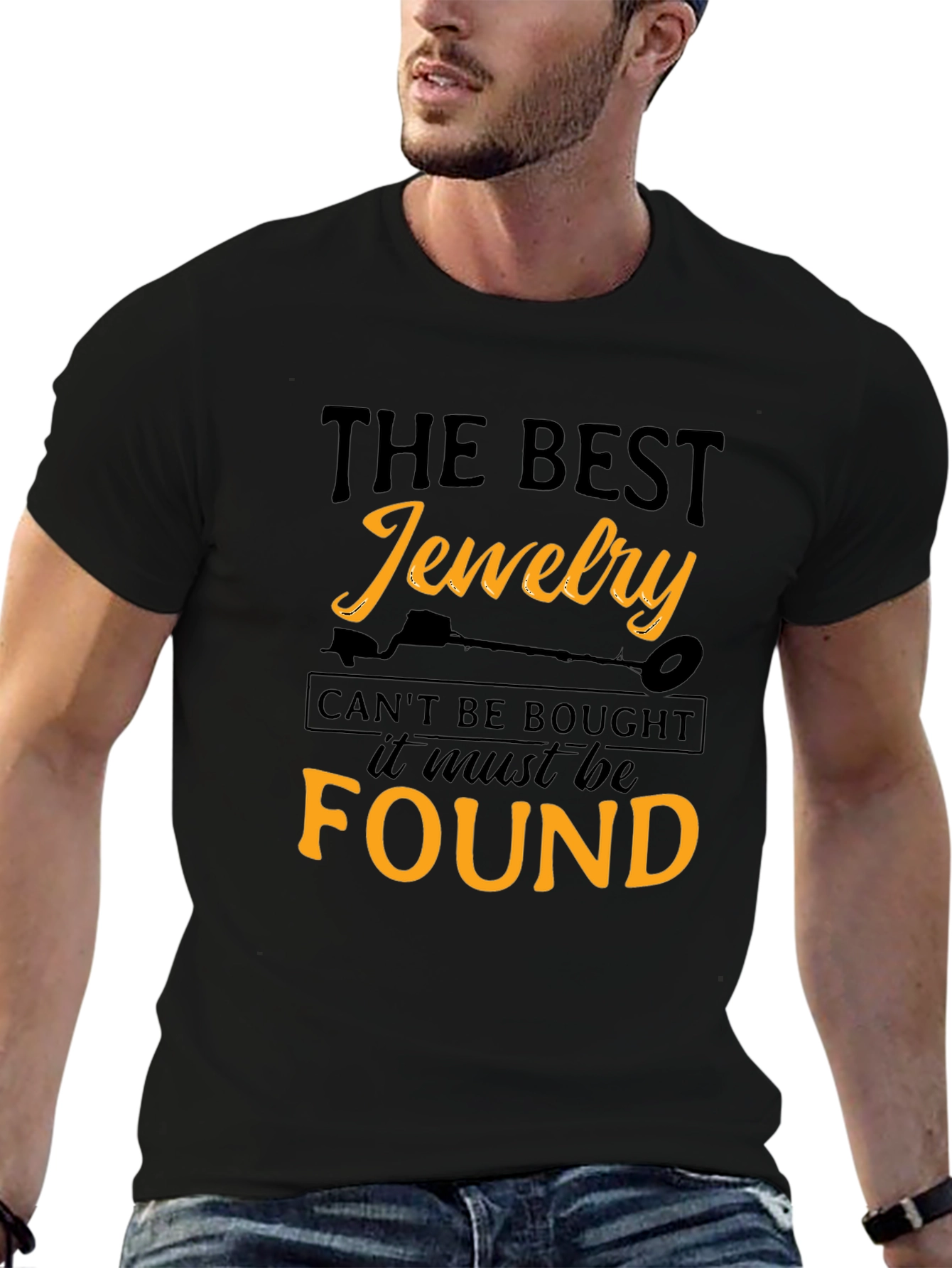 Black The Best Jewelry Can't Be Bought T-Shirt view 6