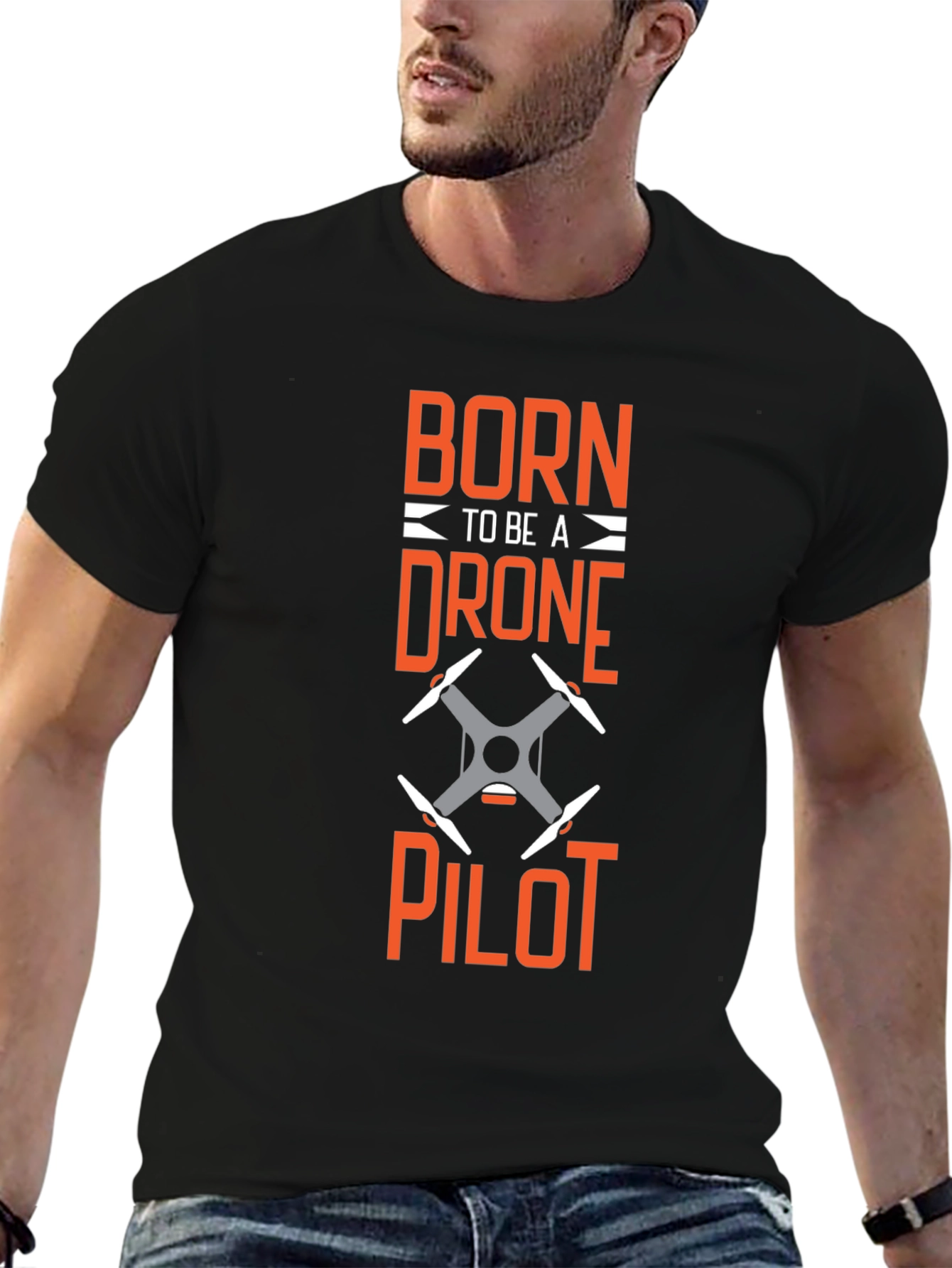 Born to be a Drone Pilot Graphic T-Shirt - 6